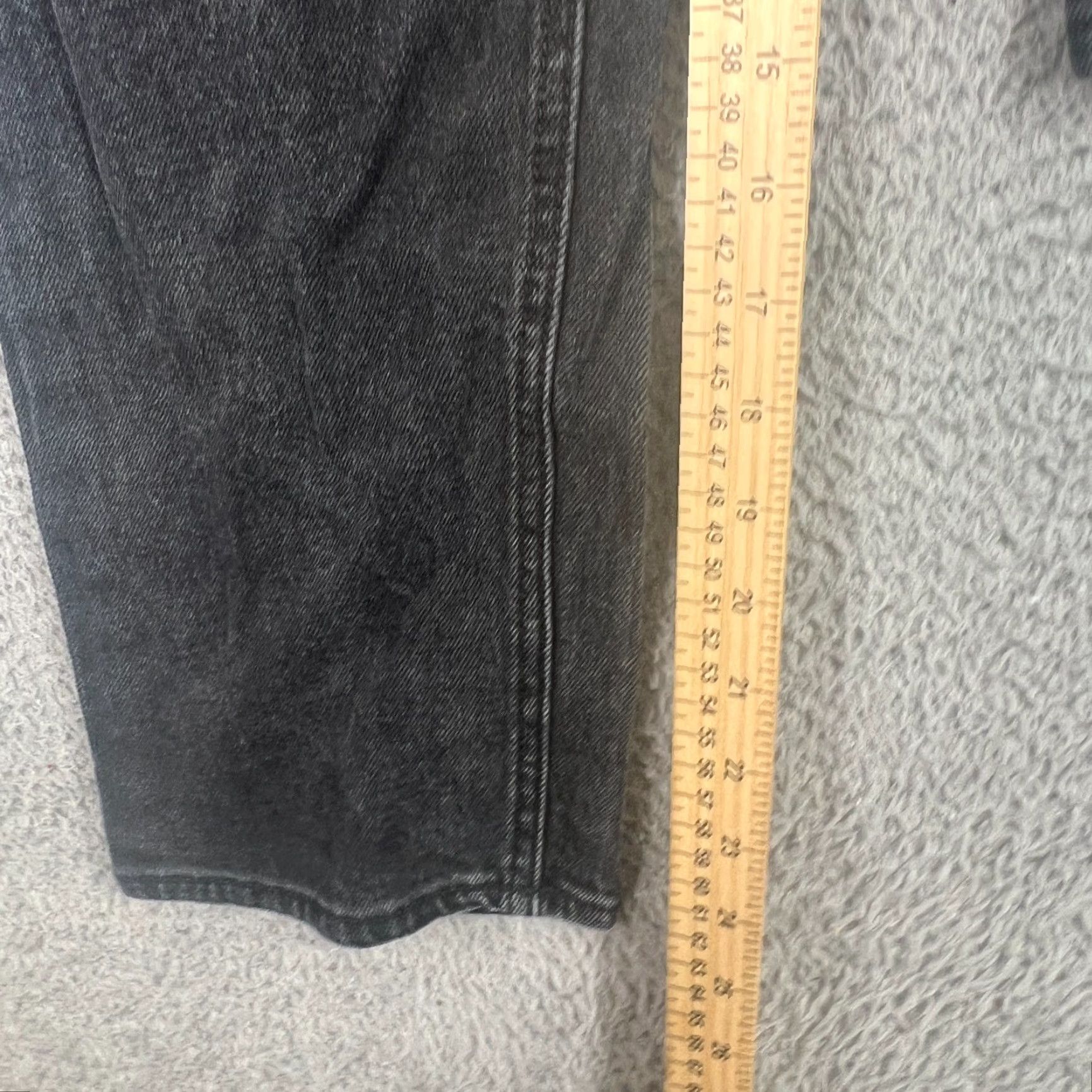 Abercrombie & Fitch VINTAGE Abercrombie & Fitch Women's Jeans 6 High-Rise Ankle Straight Leg Black Denim Size 28" / US 6 / IT 42 - 3 Thumbnail