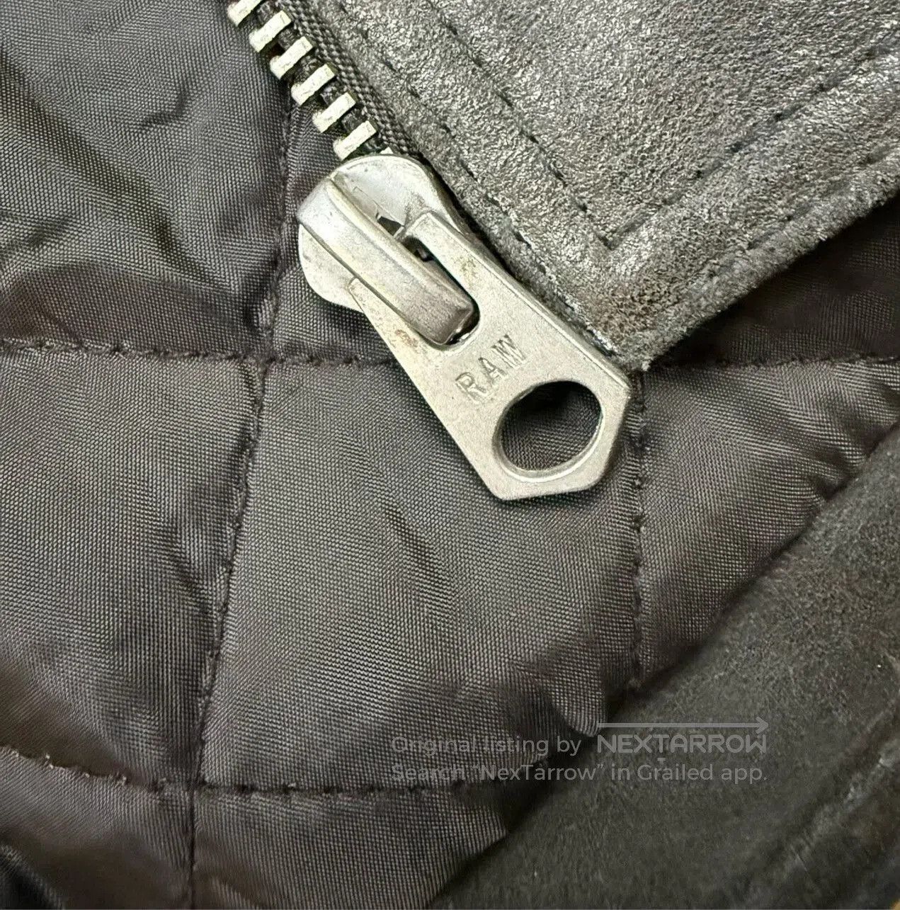 G-Star Gstar Raw Men's Genuine Leather Jacket. Size US XL / EU 56 / 4 - 7 Thumbnail