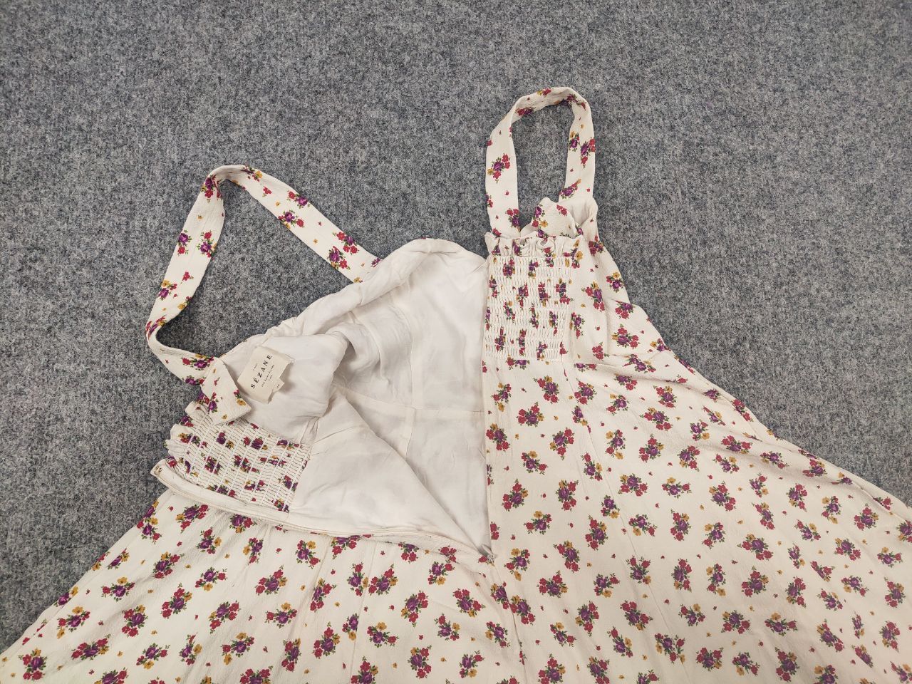 Sezane Sezane Paris Salie Mini Dress Sleeveless Mindy Floral Print Size M / US 6-8 / IT 42-44 - 14 Thumbnail