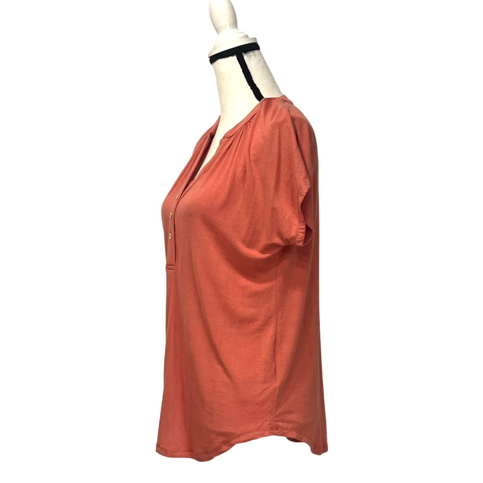 Other Philosophy by Republic Split Placket Dolman Sleeve Jersey To Size XS / US 0-2 / IT 36-38 - 3 Thumbnail