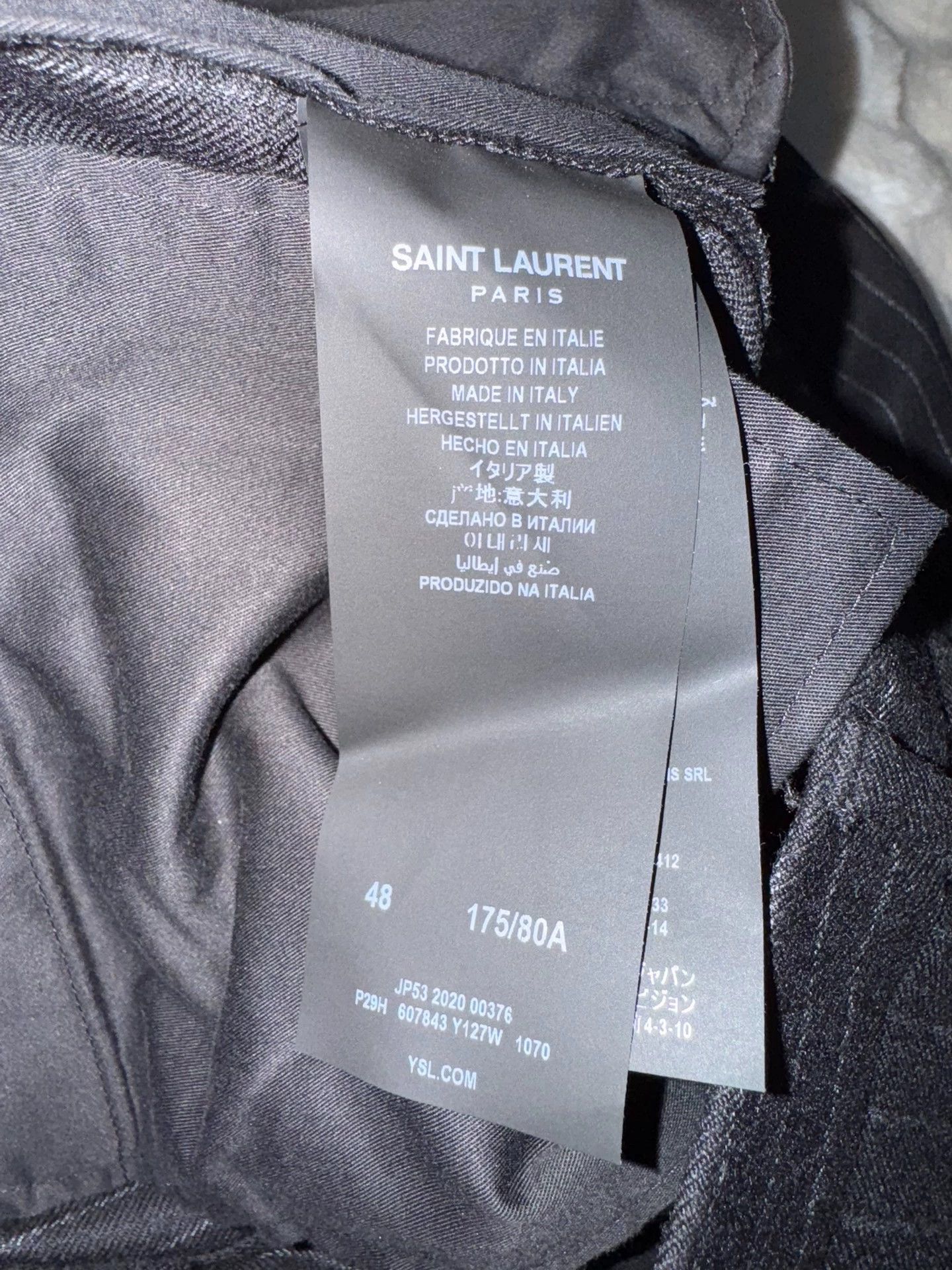 Saint Laurent Paris Saint Laurent SLP brand new men's wool trousers Size US 32 / EU 48 - 7 Thumbnail