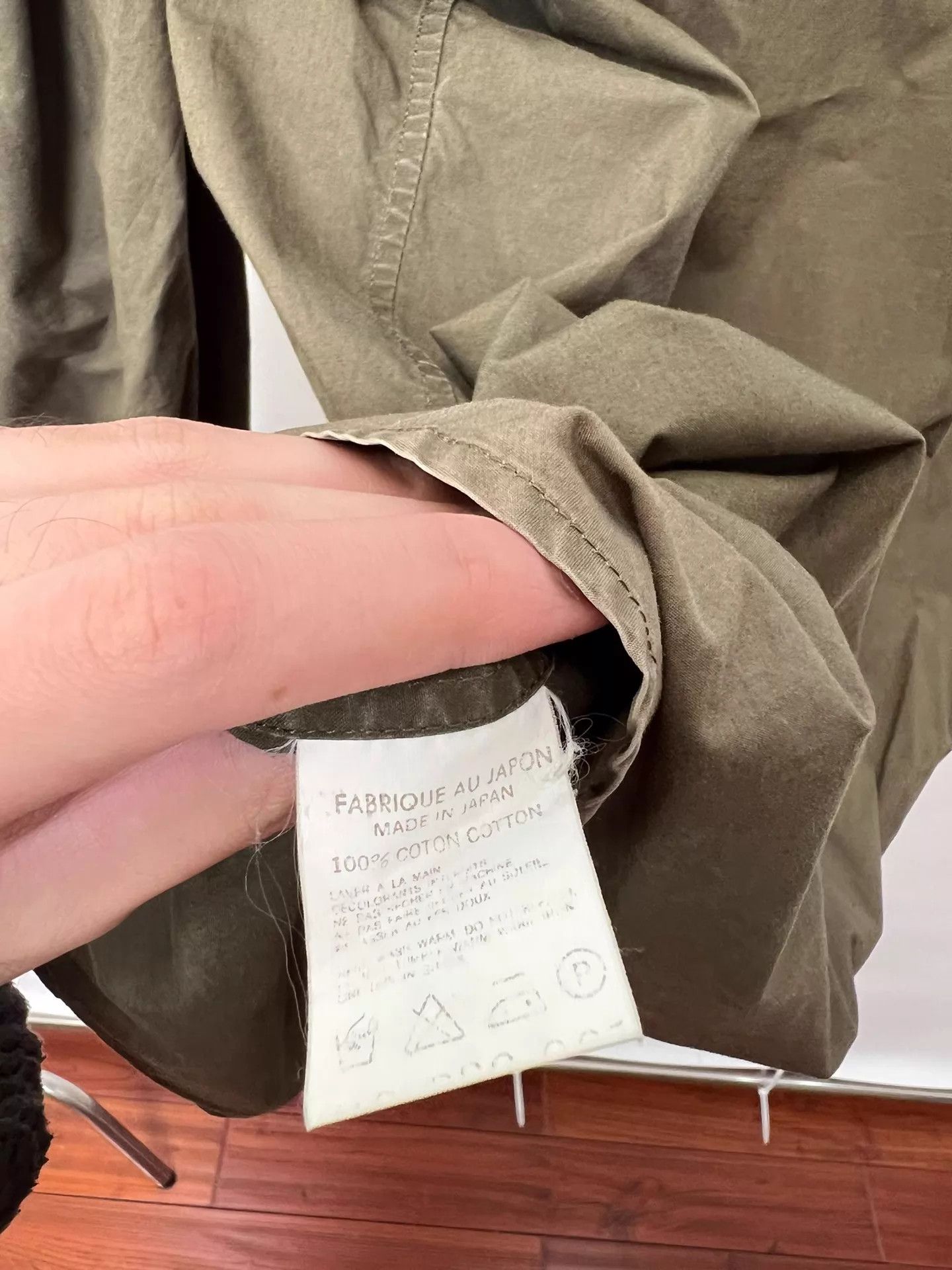 Yohji Yamamoto Yohji Yamamoto YS for Man Magic Tape Half-Zip Washed Shirt Size US M / EU 48-50 / 2 - 7 Thumbnail