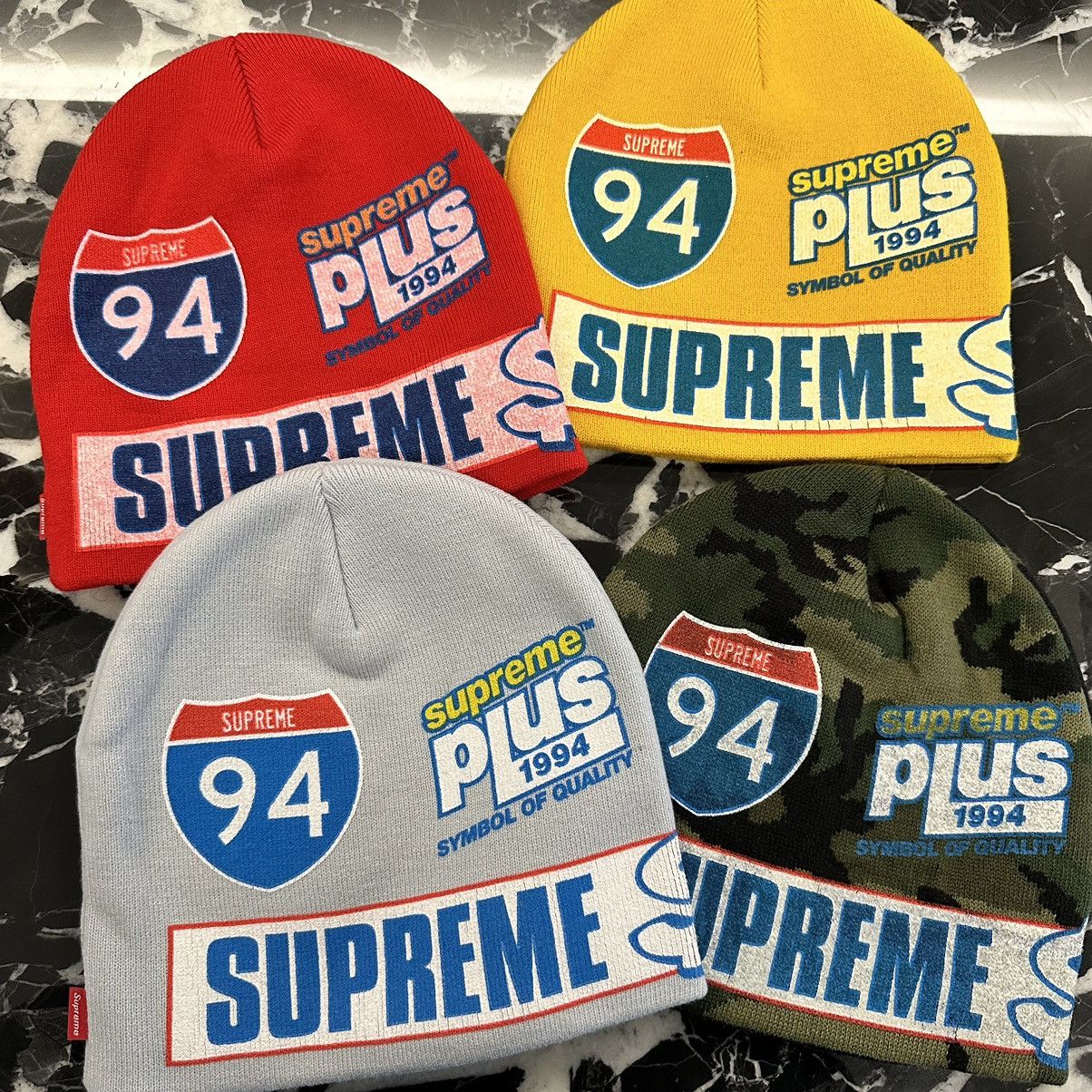 image of Supreme Beanie Sample Set Of 4 in Black, Men's