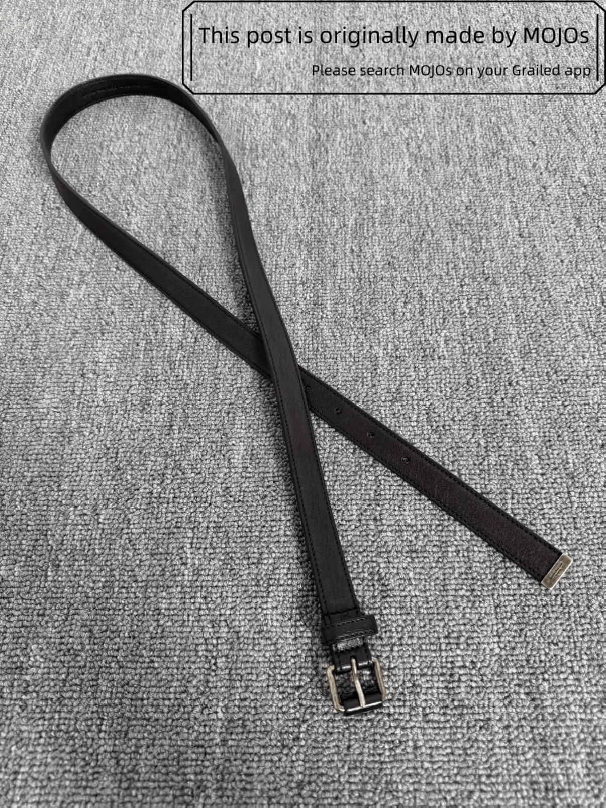 Saint Laurent Paris Sz 95 Saint Laurent Paris 17SS Plain Buckle Belt mojos55 Size ONE SIZE - 1 Thumbnail