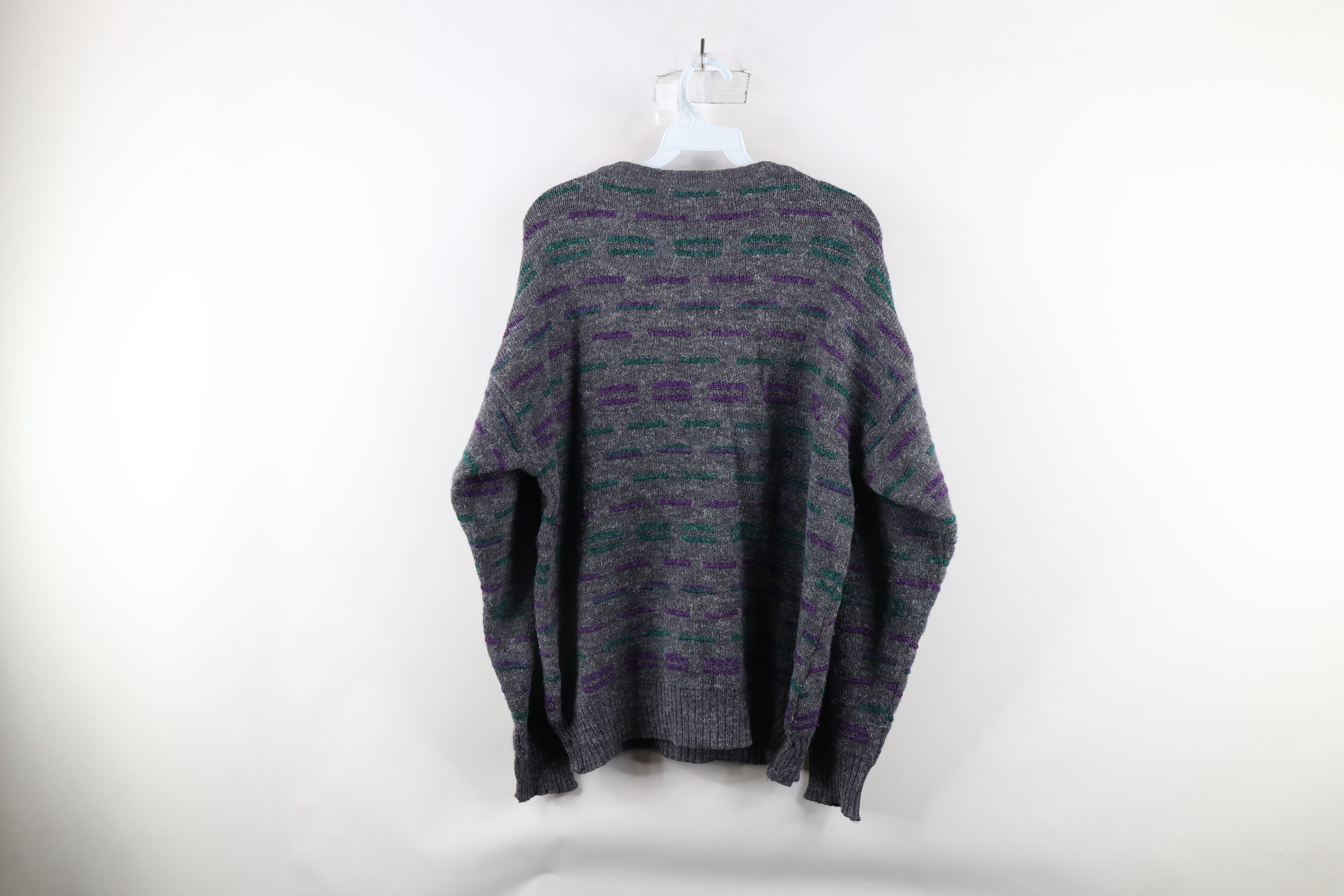 Vintage Vintage 90s Coogi Style Bassmaster Striped Knit Dad Sweater Size US M / EU 48-50 / 2 - 5 Thumbnail