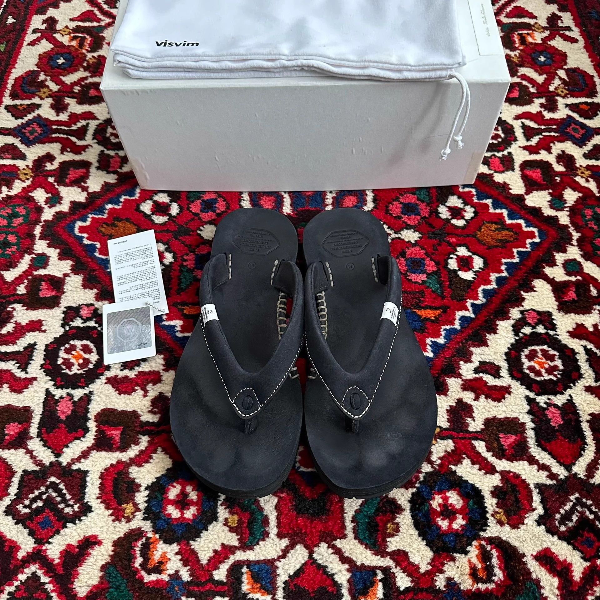 Visvim visvim 10ss lama sandal folk black men's M Size US 10 / EU 43 - 1 Thumbnail