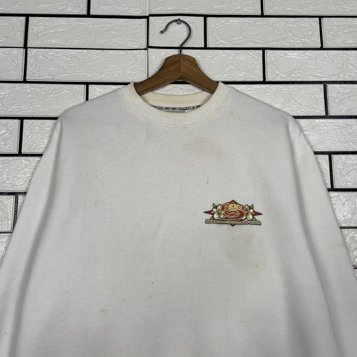 Japanese Brand Piko Hawaian Longboard Wear Sweatshirt Size US M / EU 48-50 / 2 - 2 Thumbnail