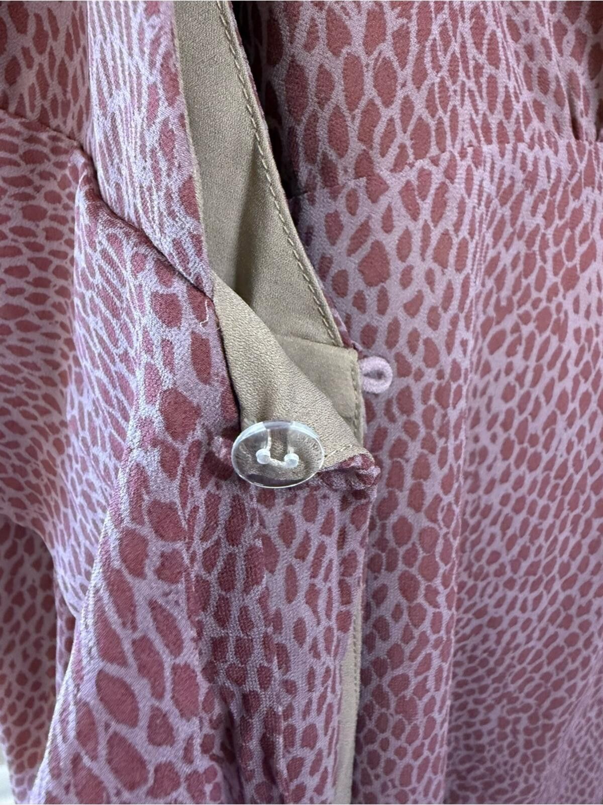 Other Dress Forum rose & blush pink wrap midi dress SZ SM Size S / US 4 / IT 40 - 7 Thumbnail