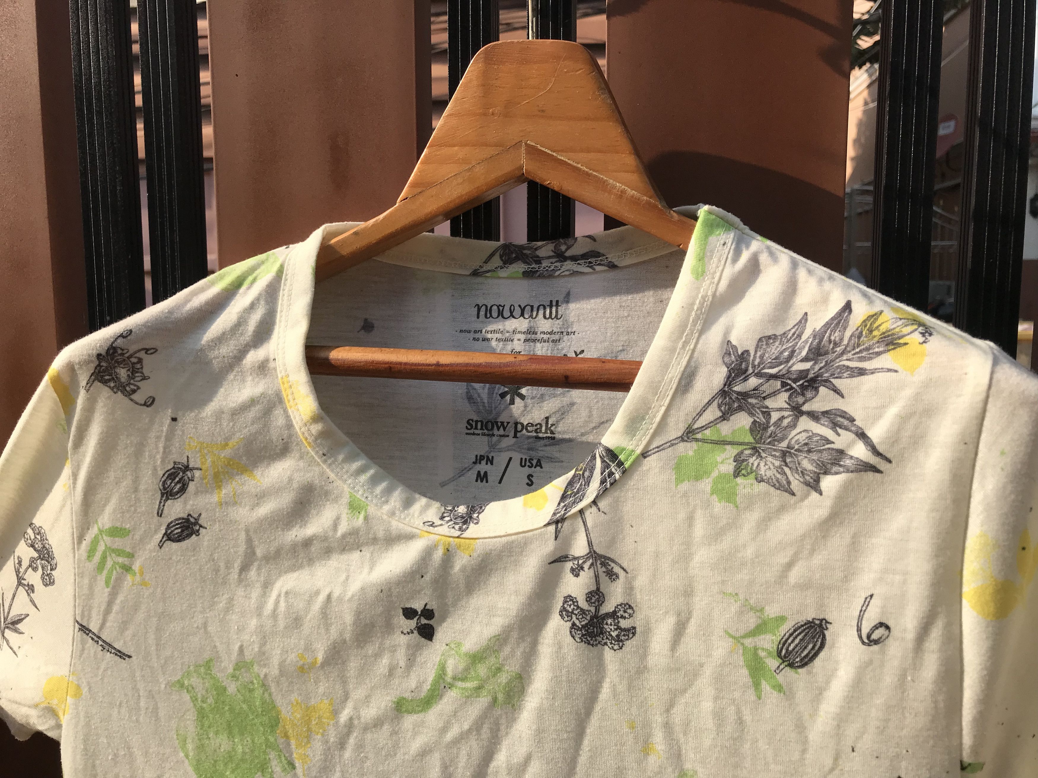 Japanese Brand × Snow Peak (S118) Snow Peak X Nowantt Japan Flower Leaf Pockets Dress S Size S / US 4 / IT 40 - 3 Thumbnail