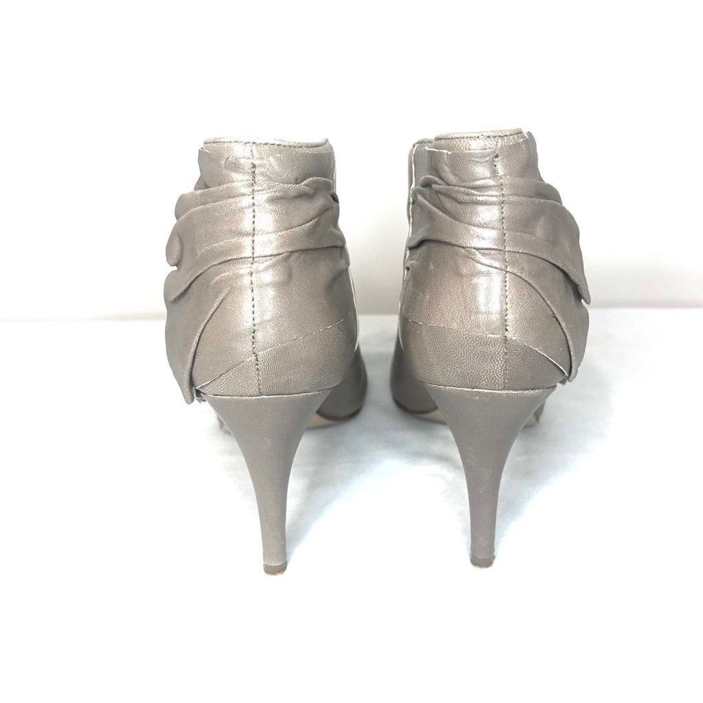 Nine West Women's Nine West Taupe Gray ruffle Boots Size 9 Size US 9 / IT 39 - 8 Thumbnail