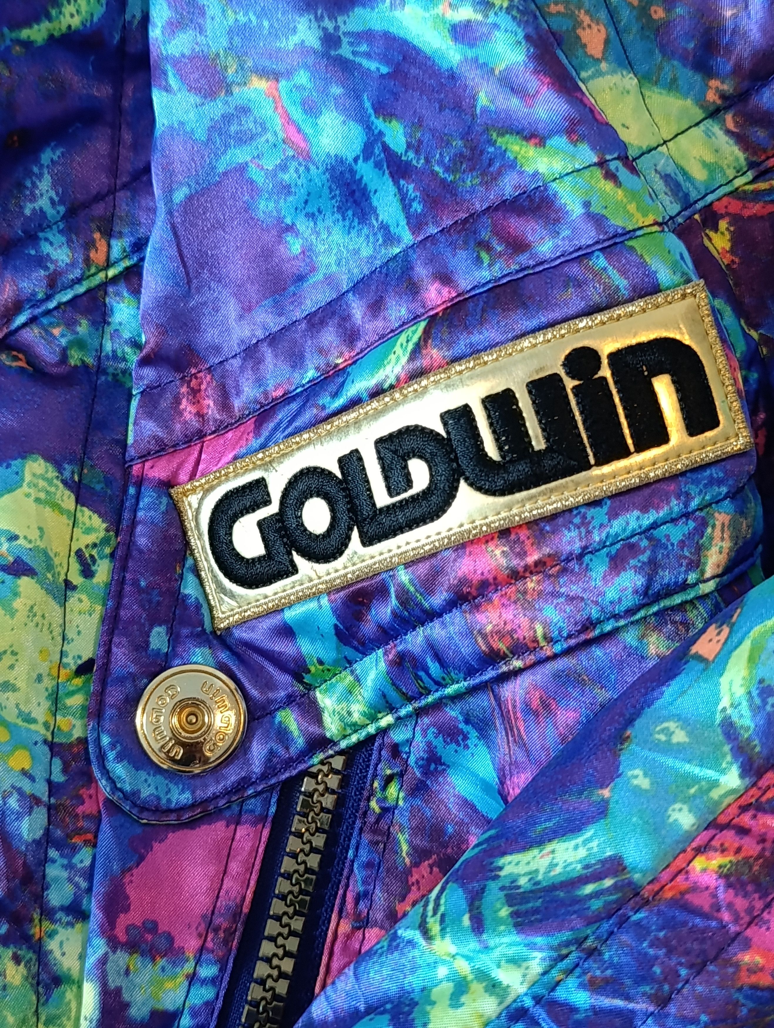 Goldwin 90s GOLDWIN "Electric Marble" Ski Jacket - Made in Japan Size S / US 4 / IT 40 - 5 Thumbnail