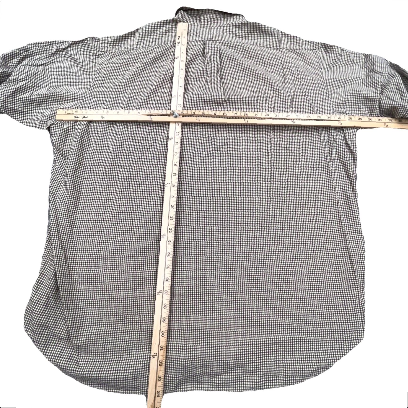 Ralph Lauren Ralph Lauren Shirt Men 2XL Brown Button-Up Check Gingham Collar Down Casual Size 48R - 6 Thumbnail
