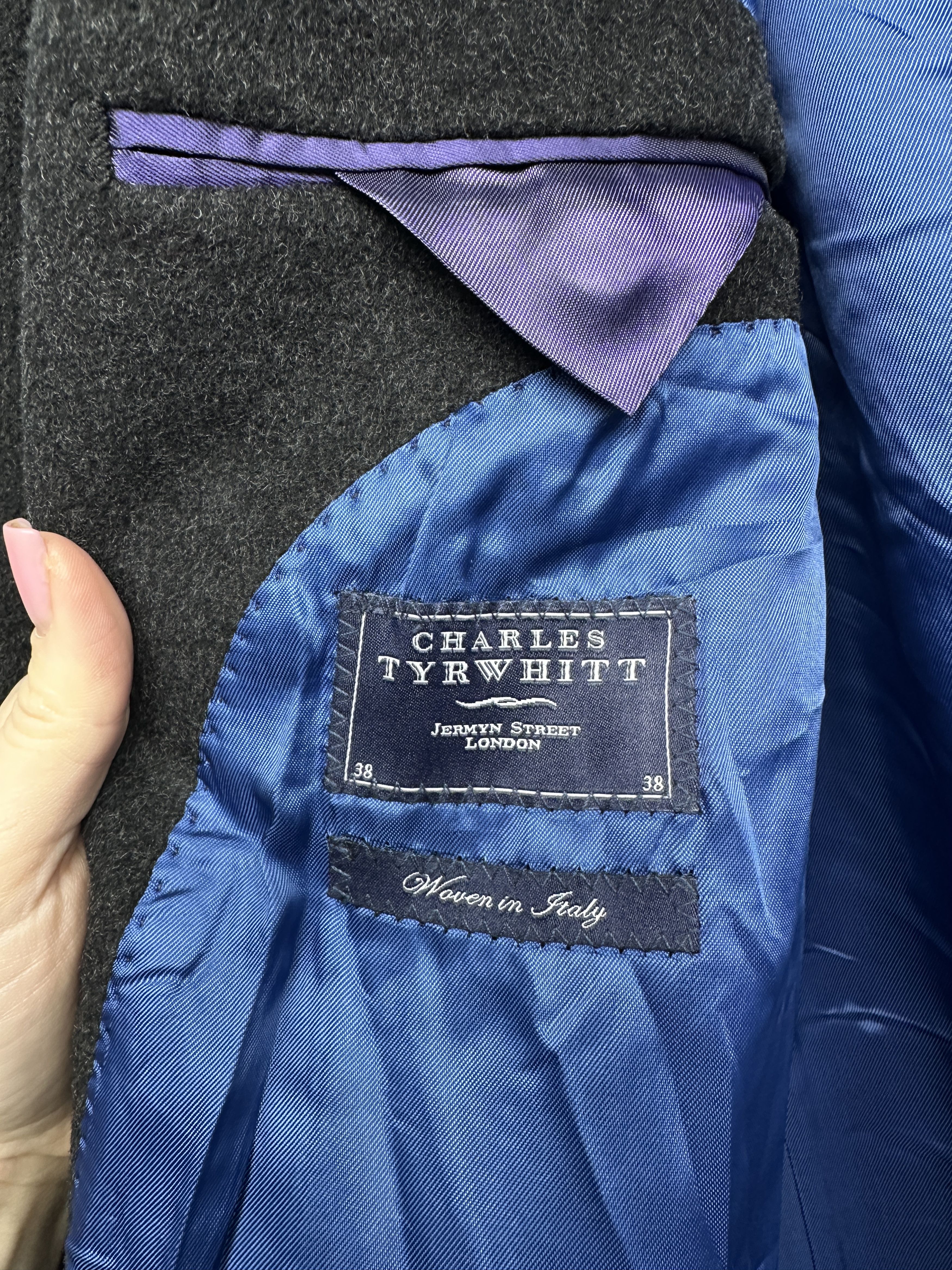 Charles Tyrwhitt Charles Tyrwhitt Mens Wool Coat Jacket Size US M / EU 48-50 / 2 - 3 Thumbnail