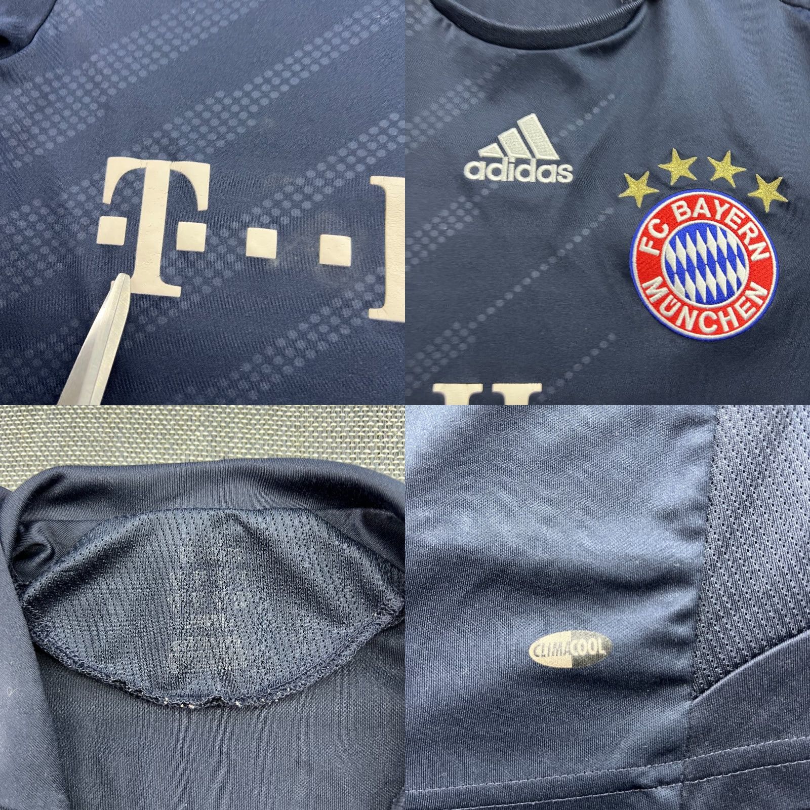 Adidas adidas Bayern Munich Away Jersey Football Mens Small Blue Shirt Size US S / EU 44-46 / 1 - 8 Thumbnail