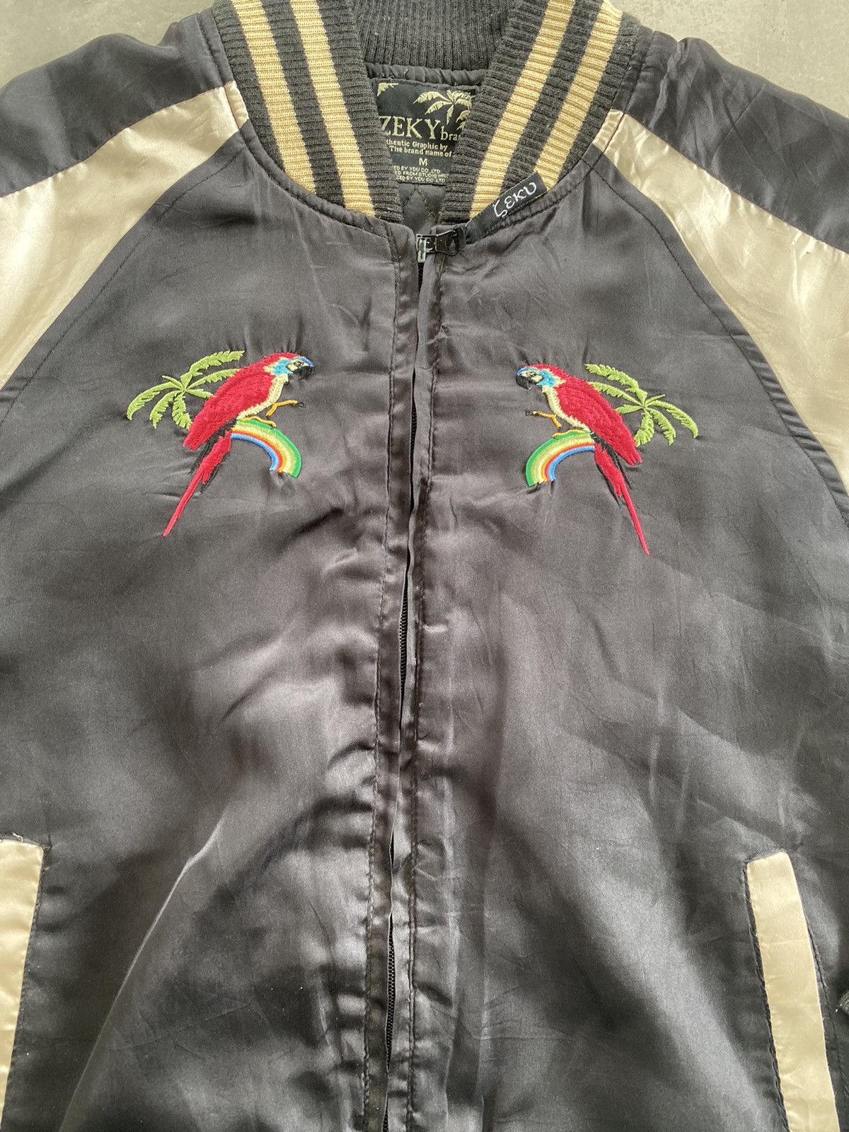 Japanese Brand × Vintage ZEKY BRAND SUKAJAN WELL DISTRESS JACKET Size US M / EU 48-50 / 2 - 4 Thumbnail