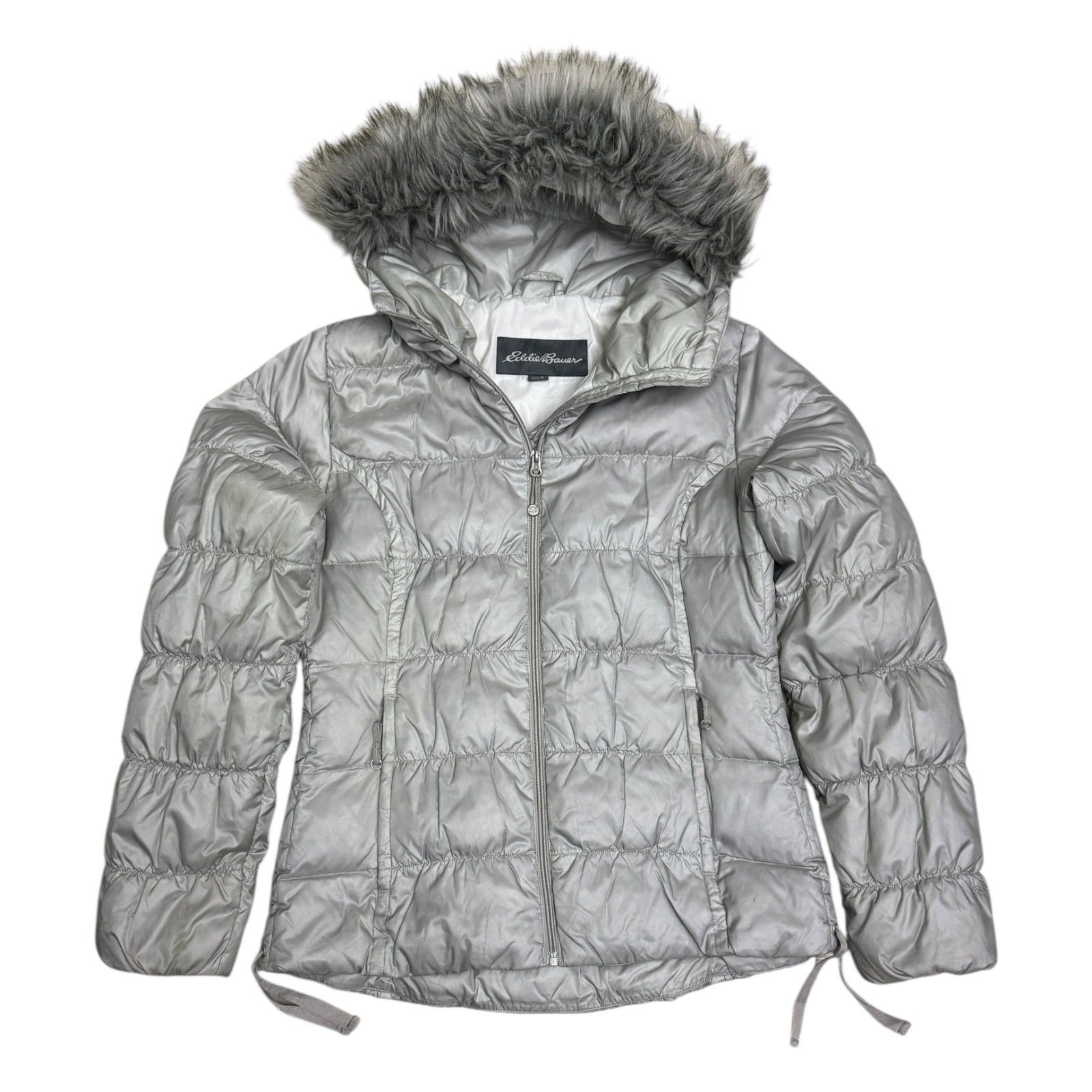 Eddie Bauer EDDIE BAUER Goose Down Faux Fur Winter Puffer Parka Coat S Size S / US 4 / IT 40 - 1 Thumbnail