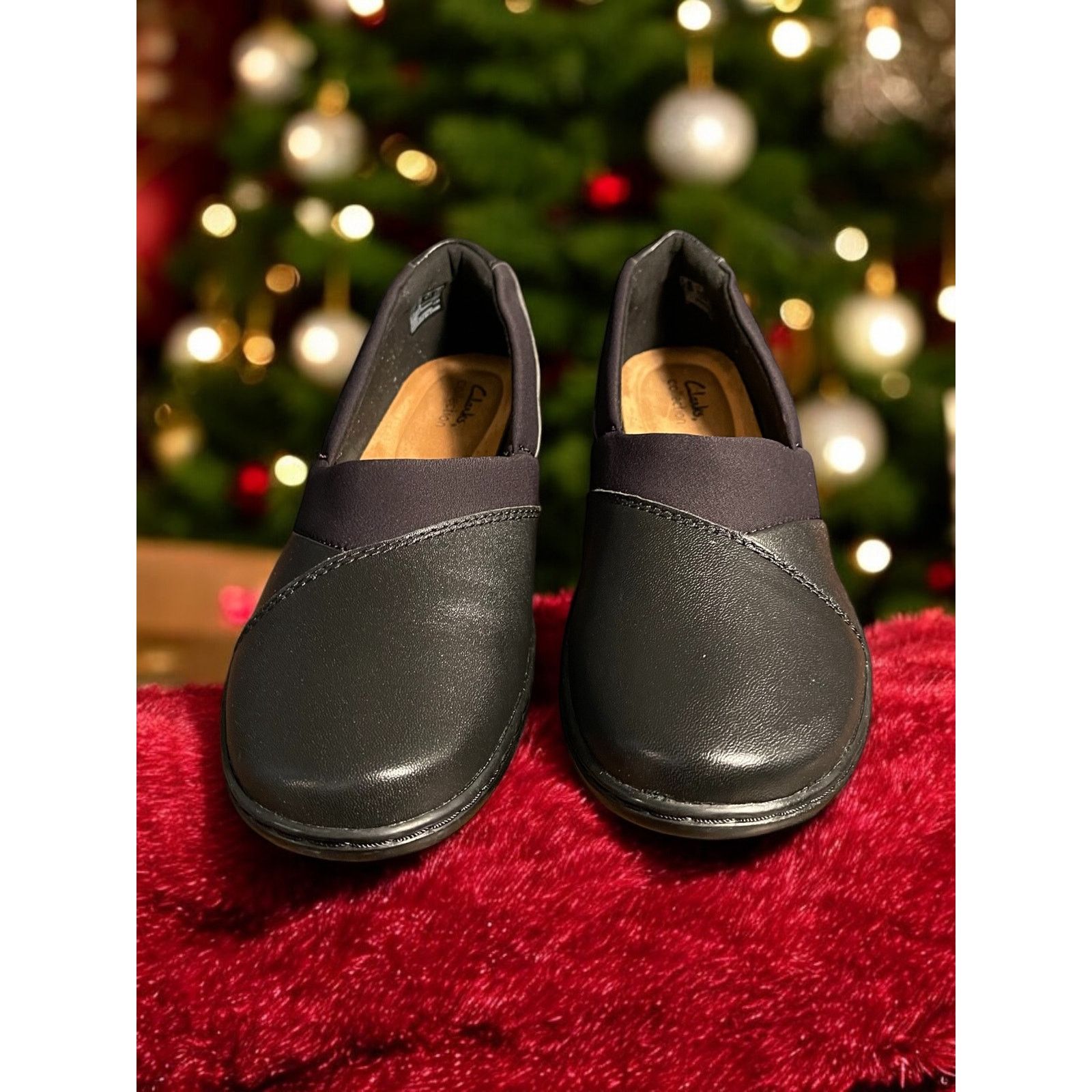Clarks CLARKS Collection Shoes Leather Flats Slip Ons Size 10M Size US 10 / IT 40 - 1 Thumbnail