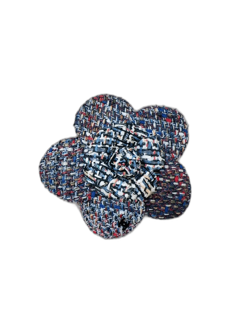 Chanel Chanel Camellia Tweed Brooch 17p Size ONE SIZE - 1 Thumbnail