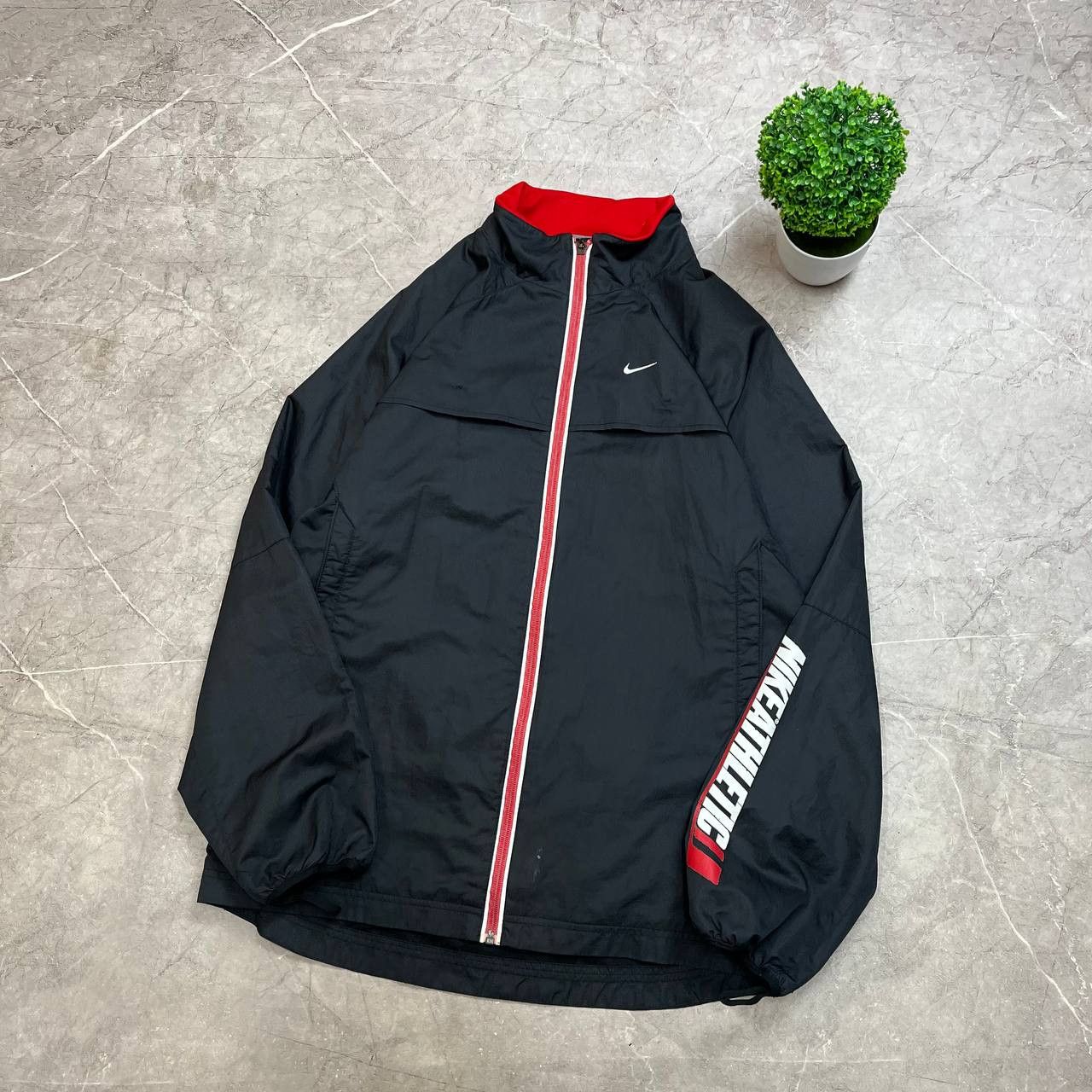 Nike Vintage Nike Athletic Black Jacket Mens Size M Size US M / EU 48-50 / 2 - 3 Thumbnail