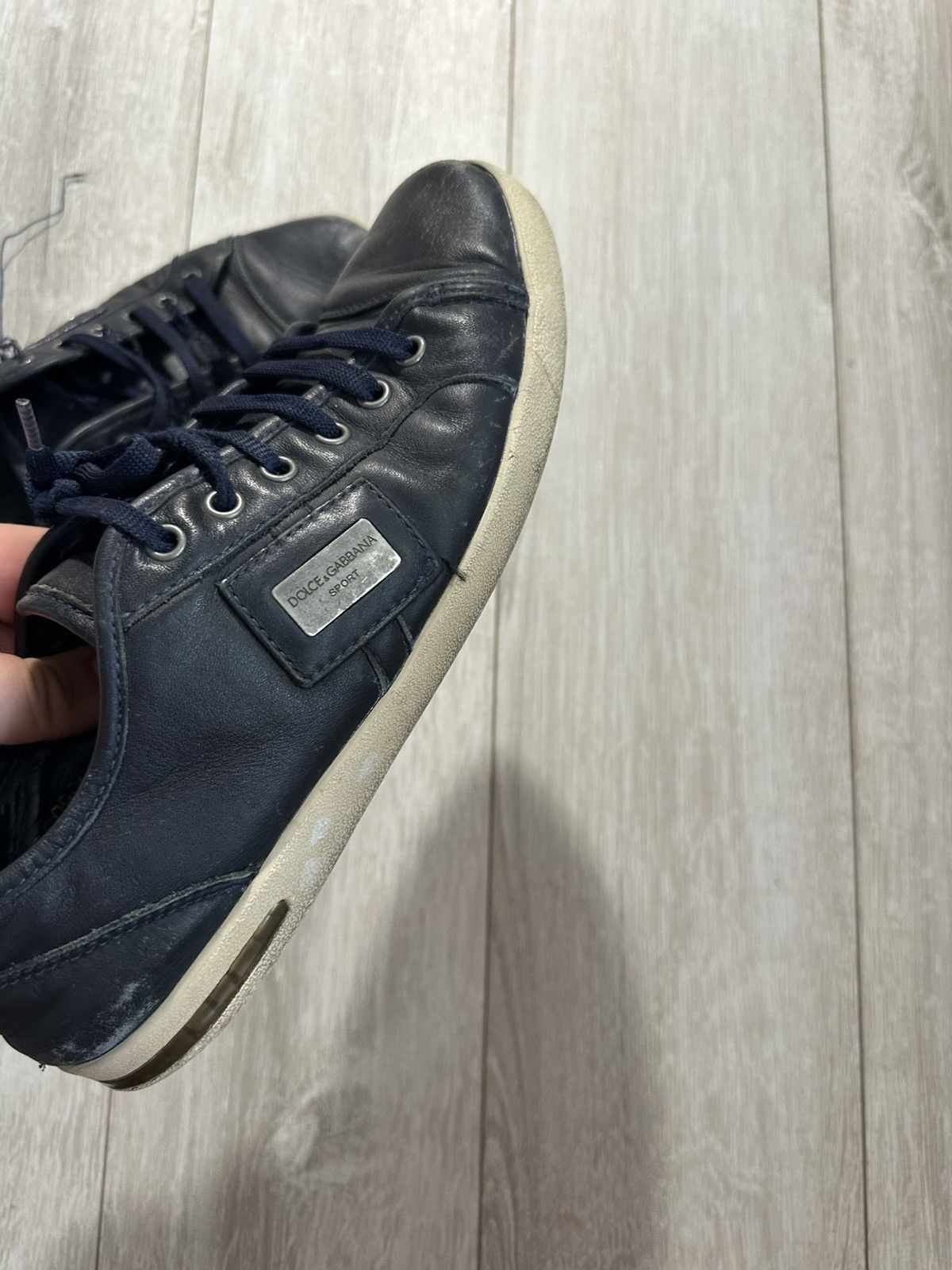 Dolce & Gabbana Dolce & Gabbana Blue Low Top Sneaker vintage Size US 6.5 / EU 39-40 - 2 Thumbnail