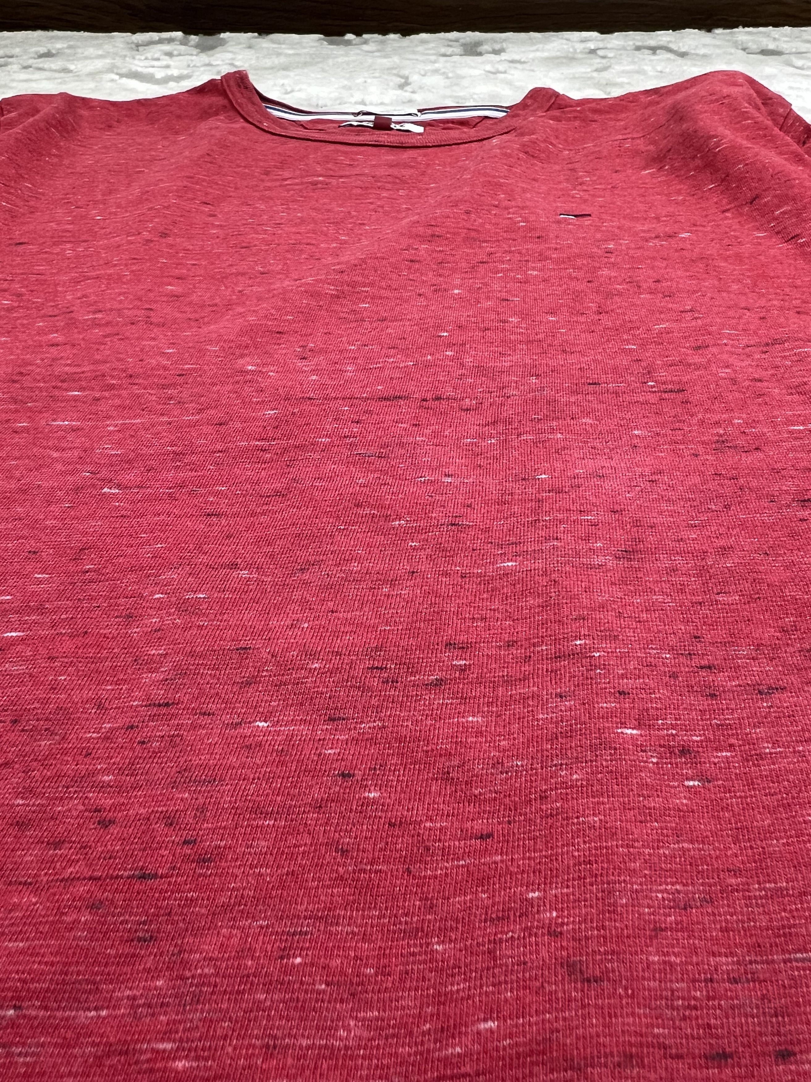 Tommy Jeans Tommy Jeans Speckled T-Shirt XL Red Regular Fit Size US XL / EU 56 / 4 - 5 Thumbnail