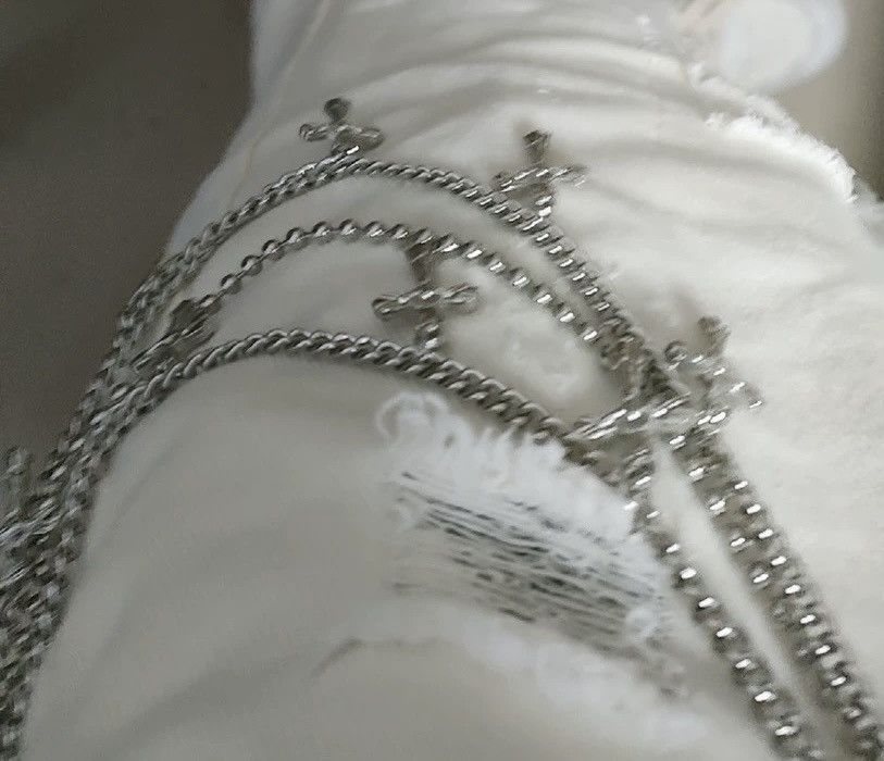 Japanese Brand Avant garde punk triple link cross pocket wallet chain Size ONE SIZE - 2 Thumbnail