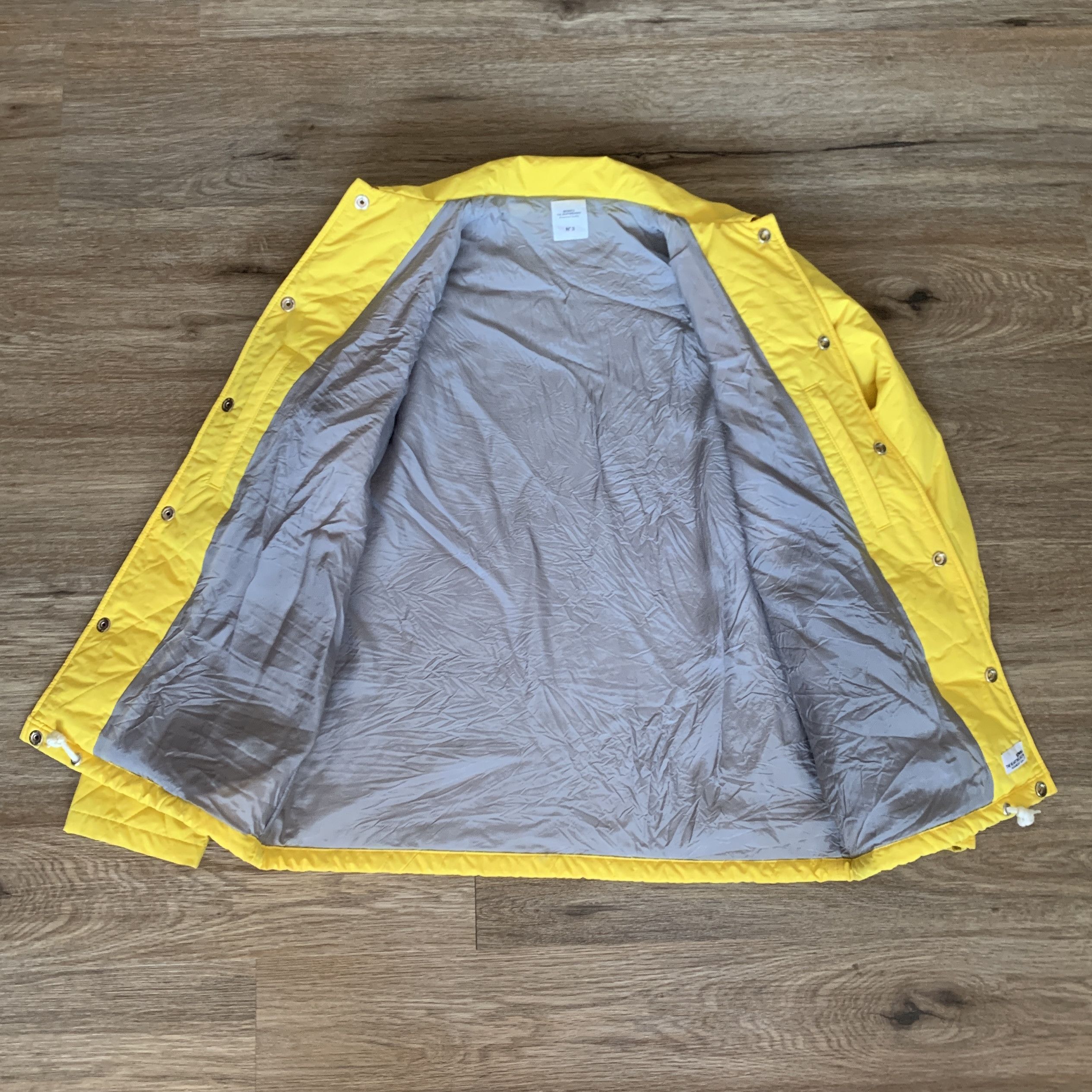 Bedwin & The Heartbreakers “Jill” Quilted Coaches Jacket Yellow - 3 Size US L / EU 52-54 / 3 - 4 Thumbnail
