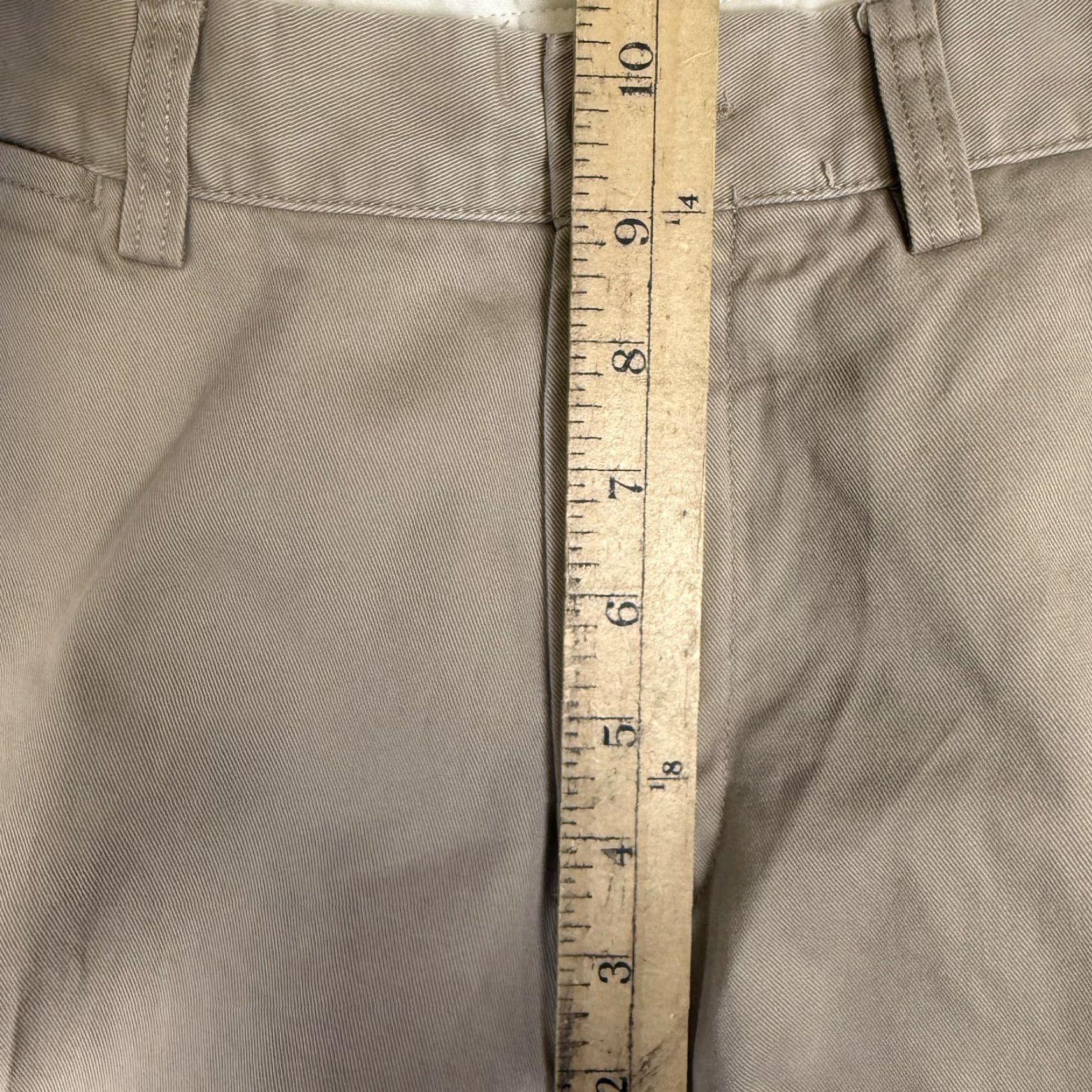 Polo Ralph Lauren VINTAGE Polo Ralph Lauren Pants Men's 34x32 Flat Front Ankle Length Khaki Tan 34 in. Regular Mens Size US S / EU 44-46 / 1 - 5 Thumbnail