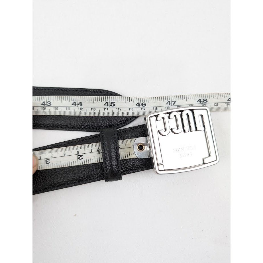 Gucci o1rshd1 Size: 105 CM / Logo Plate Belt in Black Size 42 - 11 Thumbnail