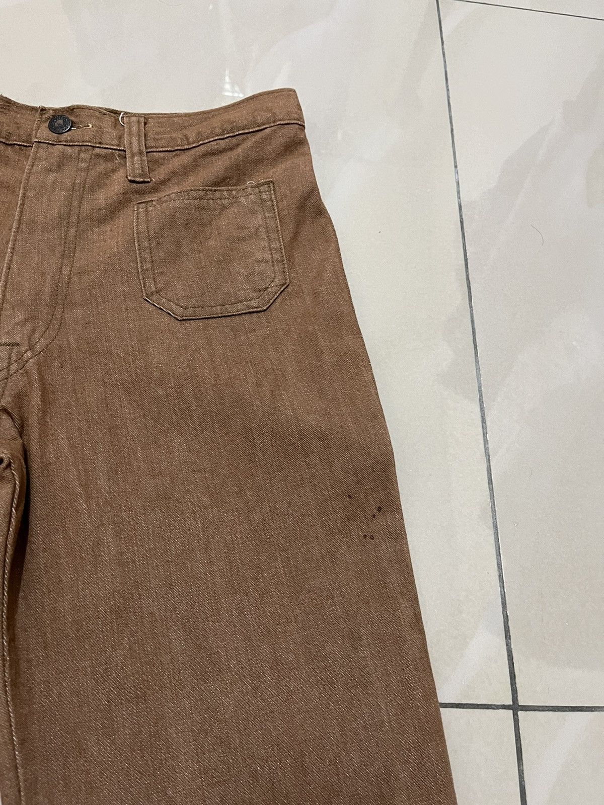 Tornado Mart Vintage Super flare Circuit bushpant denim wideleg Size US 28 / EU 44 - 5 Thumbnail