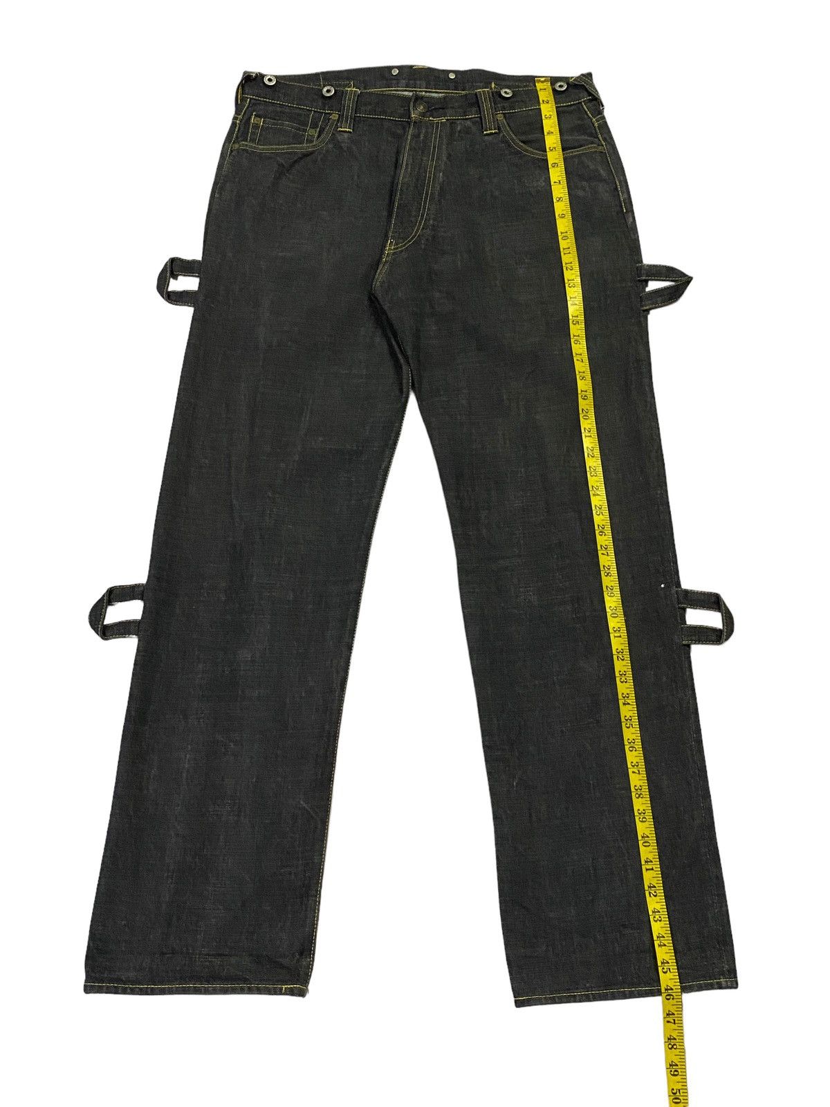 Japanese Brand × Vintage Vintage Bondage Selvedge Denim Pants Size US 36 / EU 52 - 6 Thumbnail