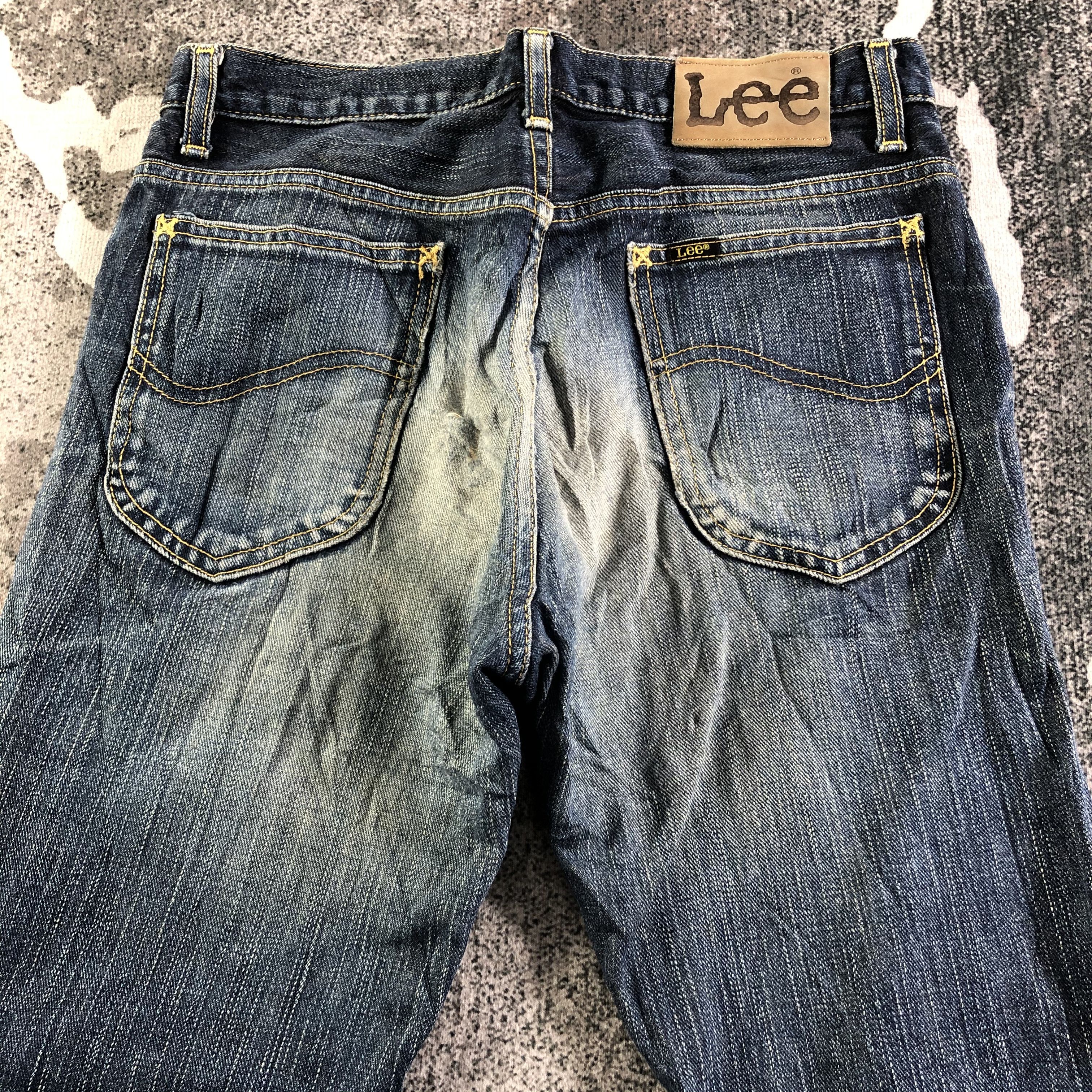 Lee Vintage Lee Riders Jeans Faded Blue Denim KJ3061 Size US 29 - 4 Thumbnail
