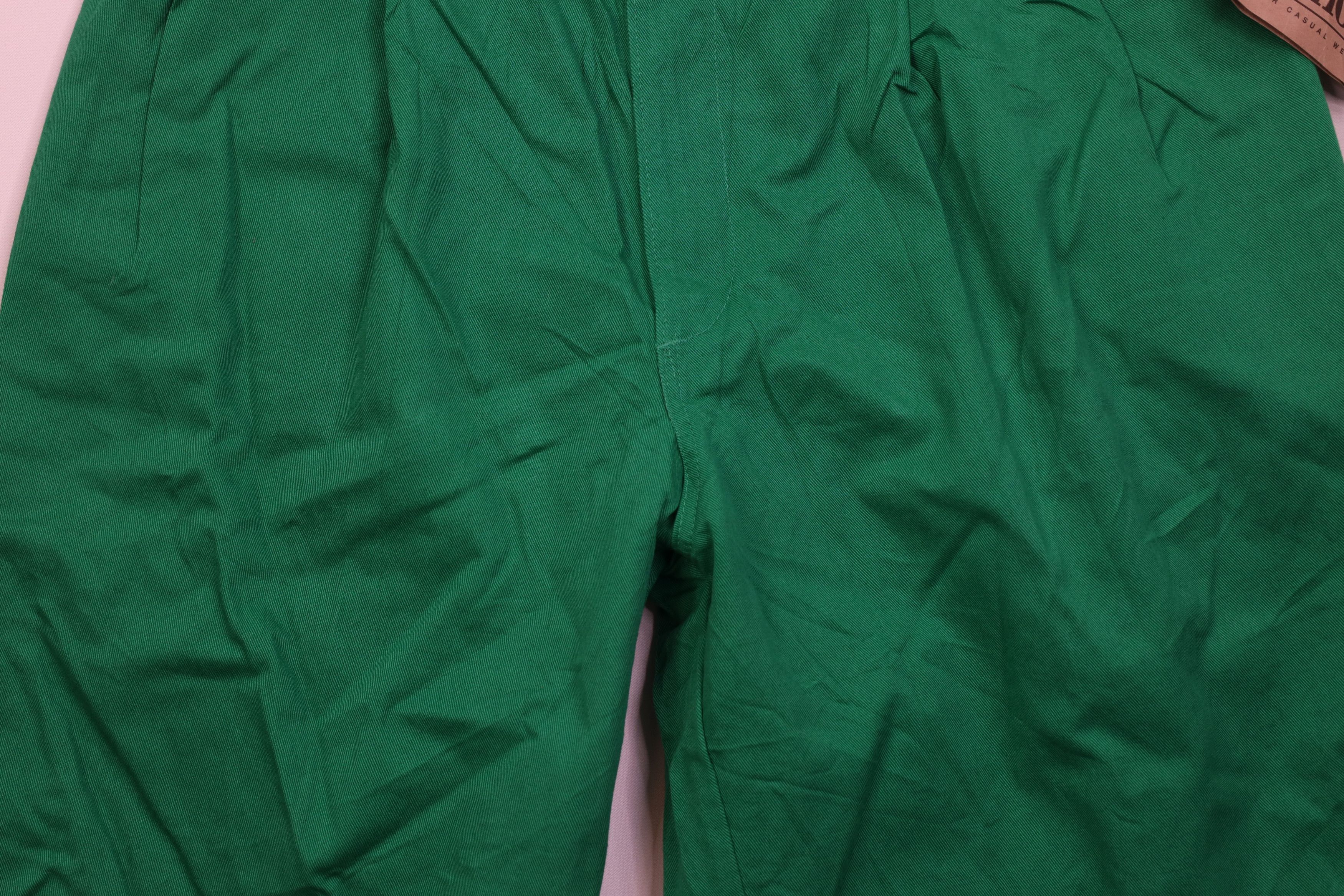 Vintage Deadstock Vintage 70s Streetwear Above Knee Shorts Kelly USA Size US 32 / EU 48 - 3 Thumbnail