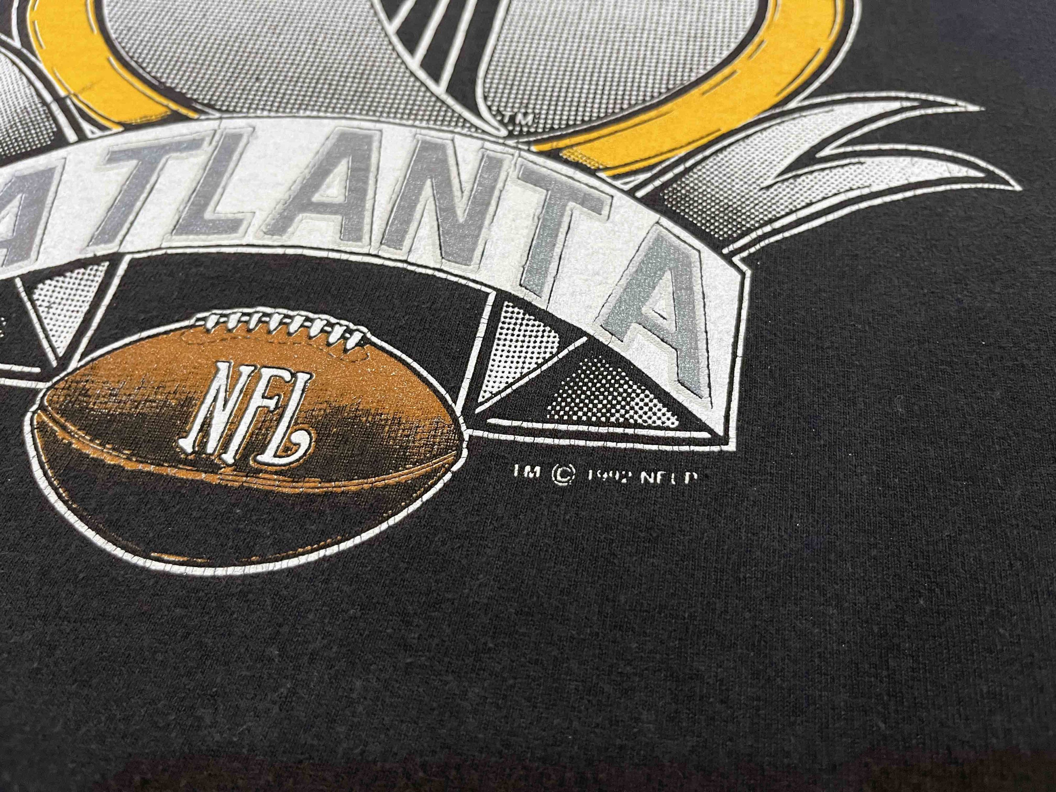 NFL × Tultex × Vintage Vintage Tultex 1992 NFL Atlanta Falcons Football T-Shirt Size US XL / EU 56 / 4 - 4 Thumbnail