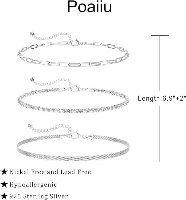 Other Silver layered chain bracelets set Size ONE SIZE - 4 Thumbnail