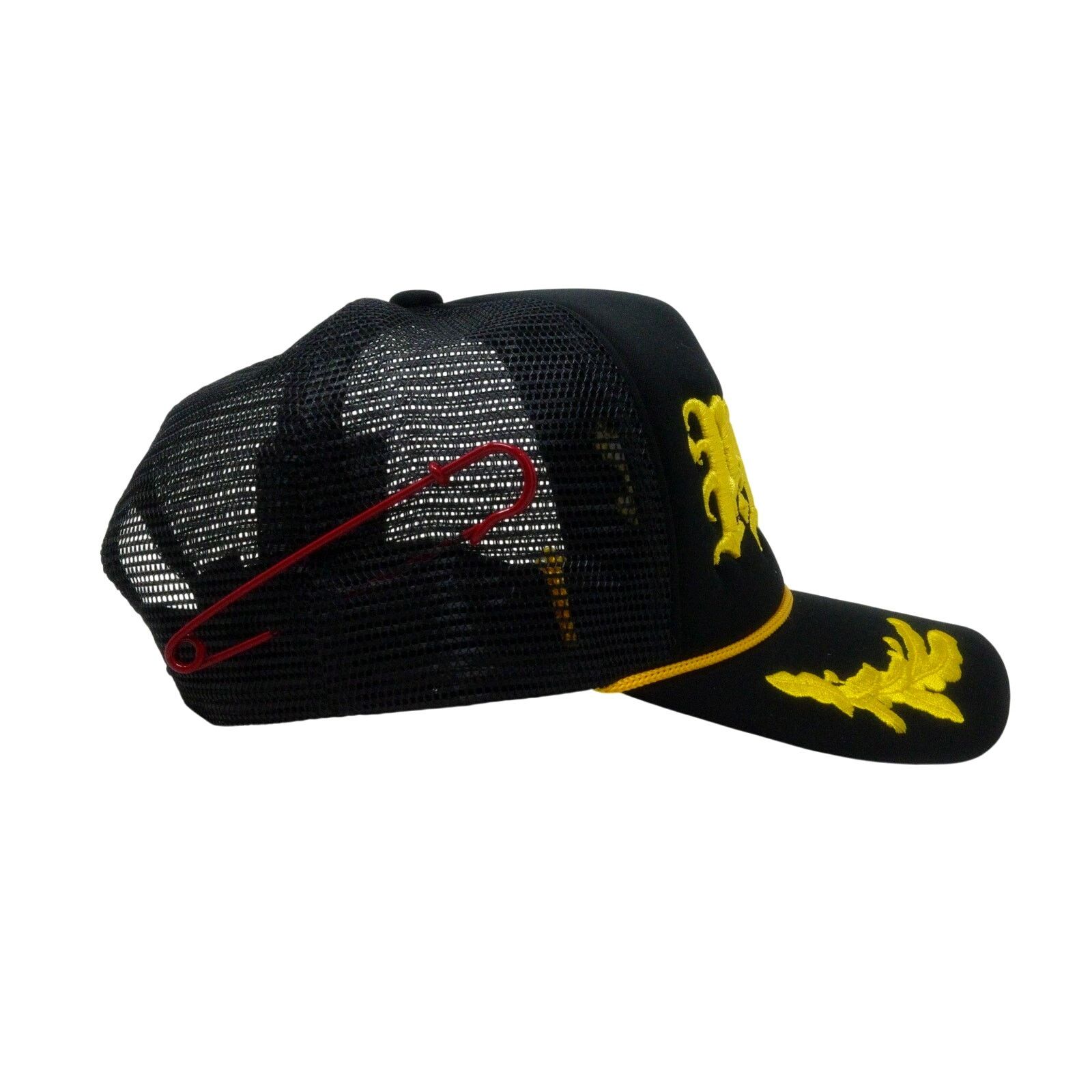 Other PUNK ® El Capitan Trucker Mesh Black Military Gold Made USA Size ONE SIZE - 3 Thumbnail
