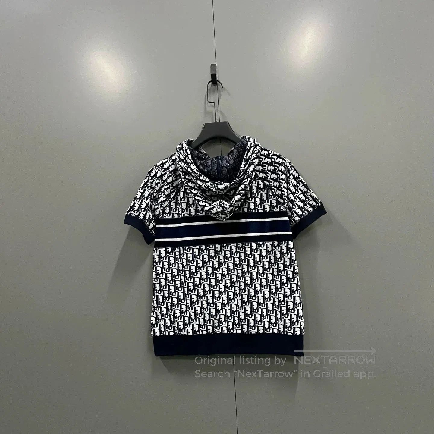 Dior Dior All-Over Monogram Short-Sleeve Hoodie. Size XS / US 0-2 / IT 36-38 - 2 Thumbnail