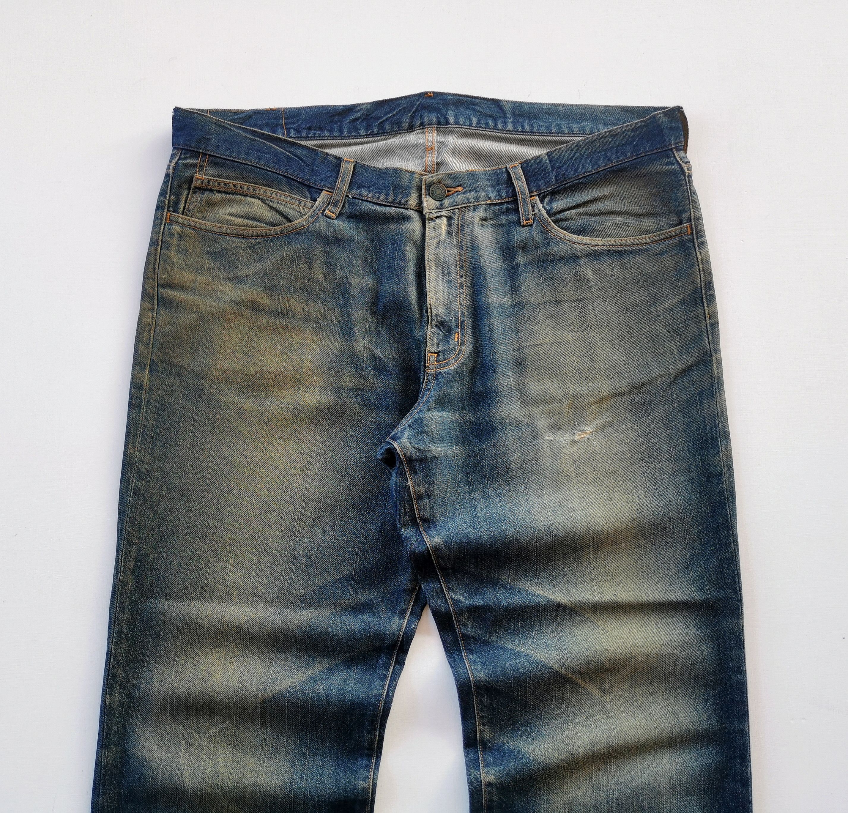 Le Grande Bleu (L.G.B.) Vintage Mudwash United Palette Jeans Size US 39 - 5 Thumbnail