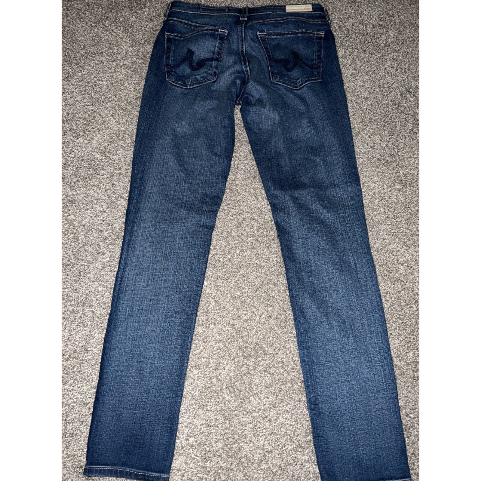 Vintage AG Adriano Goldschmied Blue The Legging Ankle Jeans Womens Size 28 28x28 R Size 28 Regular Blue Jeans Womens Size 28" / US 6 / IT 42 - 4 Thumbnail