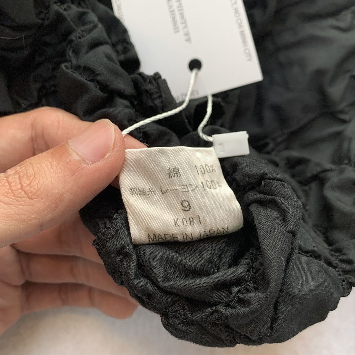 Other 1980s Hiroko Koshino Crinkled Textured Smock Shirt Size M / US 6-8 / IT 42-44 - 8 Thumbnail