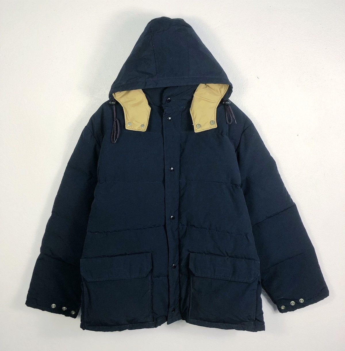 Schott Vtg Schott NYC Goose Down Puffer Hoodie Jacket Made in USA Size US L / EU 52-54 / 3 - 1 Thumbnail