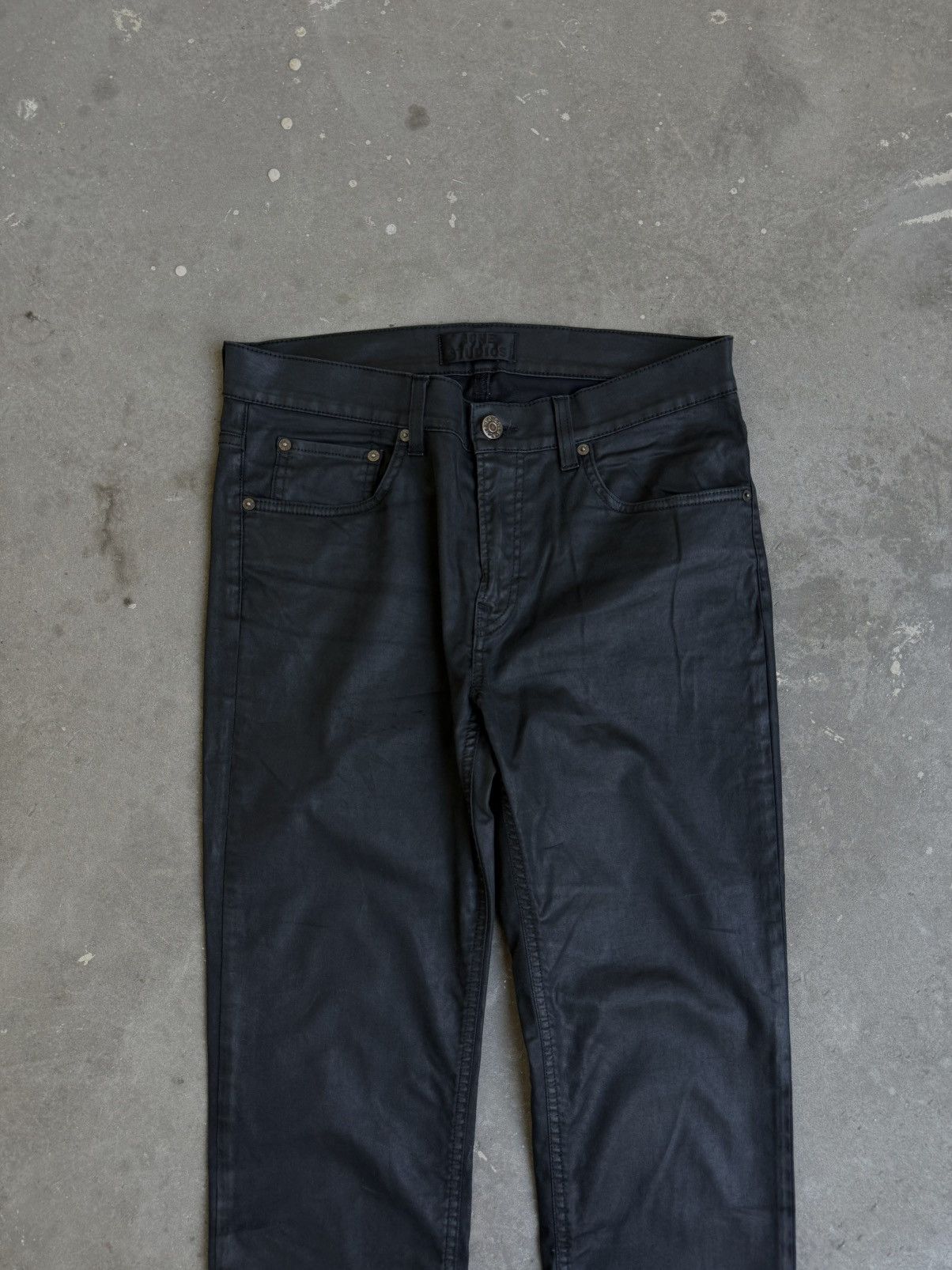 Acne Studios Acne Studios Ace Pleather Faux Leather Hedi Slimane waxed Size US 32 / EU 48 - 2 Thumbnail