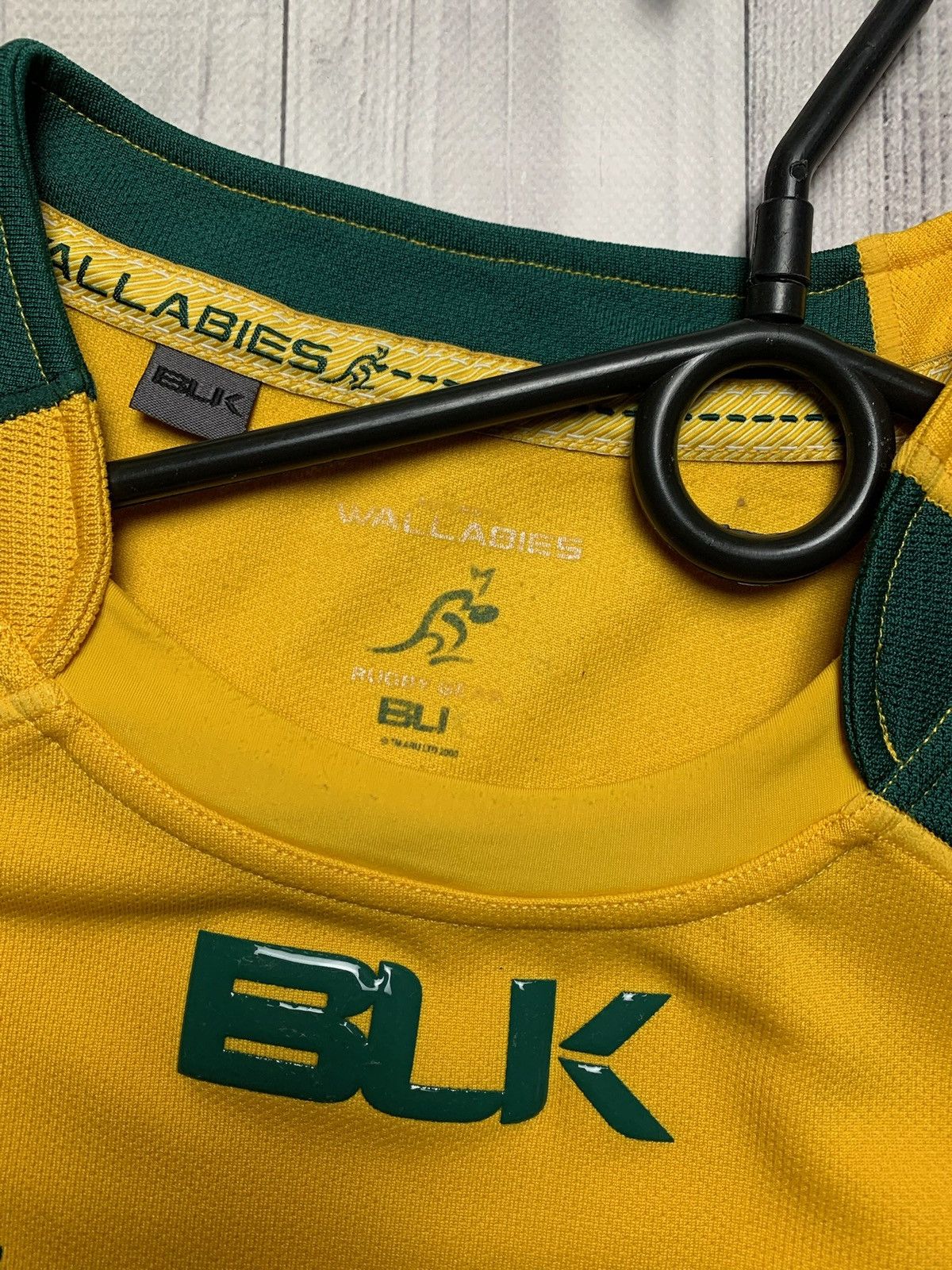 Vintage Vintage Australia rugby jersey size S/M yellow rare Size US M / EU 48-50 / 2 - 3 Thumbnail