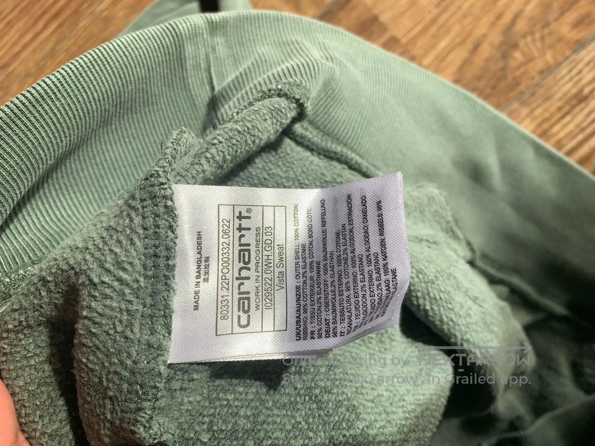 Carhartt Wip Carhartt WIP Vista Sweat. Size US XL / EU 56 / 4 - 5 Thumbnail