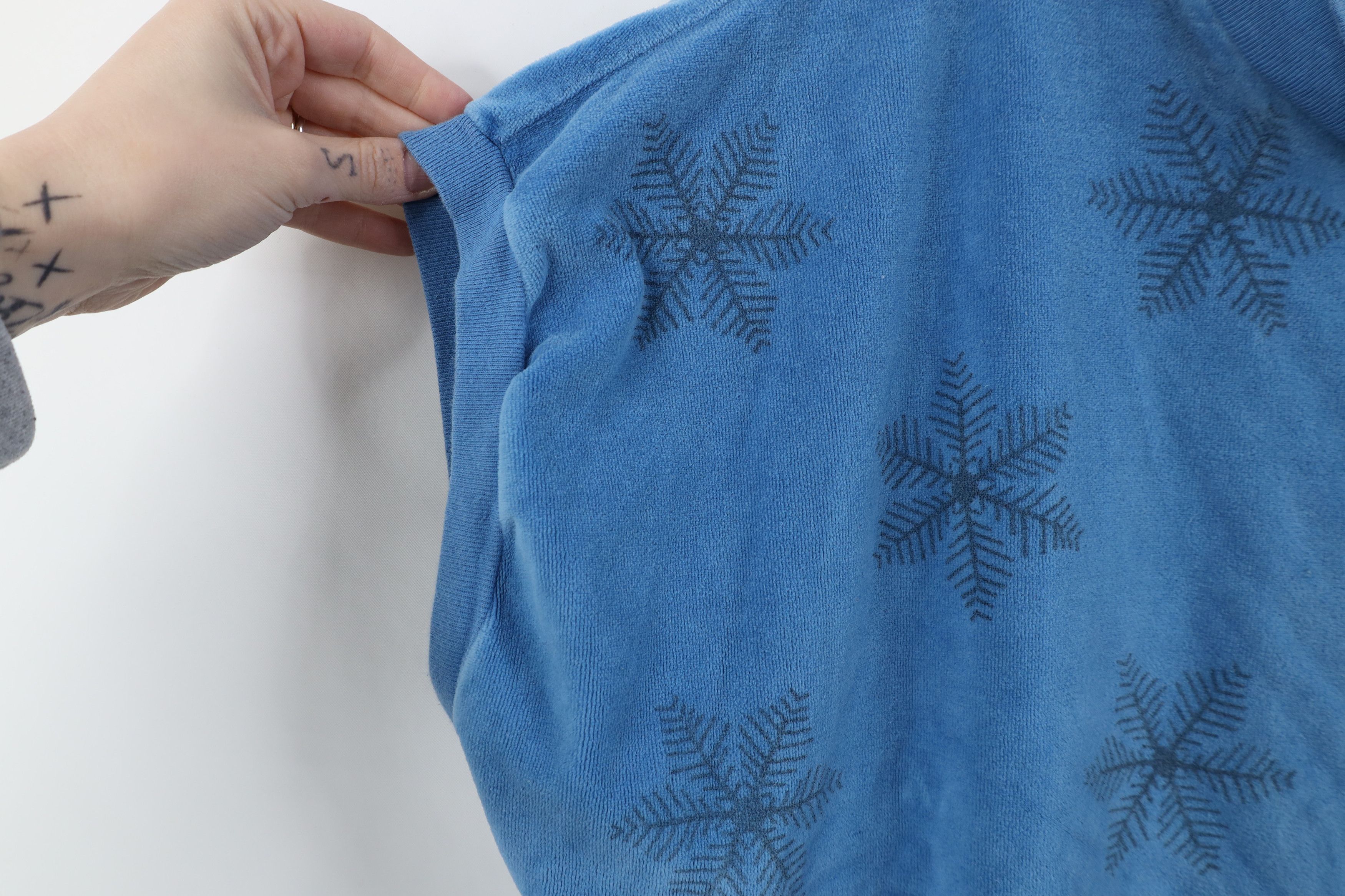 Vintage Vintage 80s 90s Streetwear Sleeve Snowflake Sweater Vest USA Size 3XL / US 20-22 - 8 Thumbnail