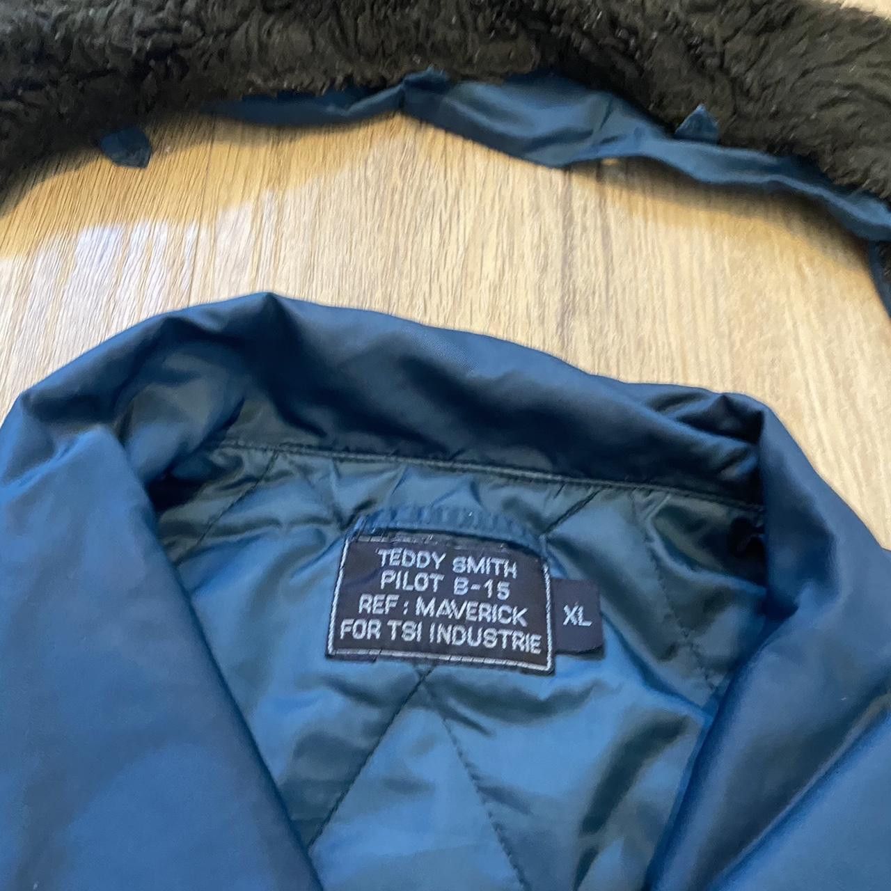 Other Teddy Smith navy bomber jacket with fur collar Miliatry Size US XL / EU 56 / 4 - 4 Thumbnail