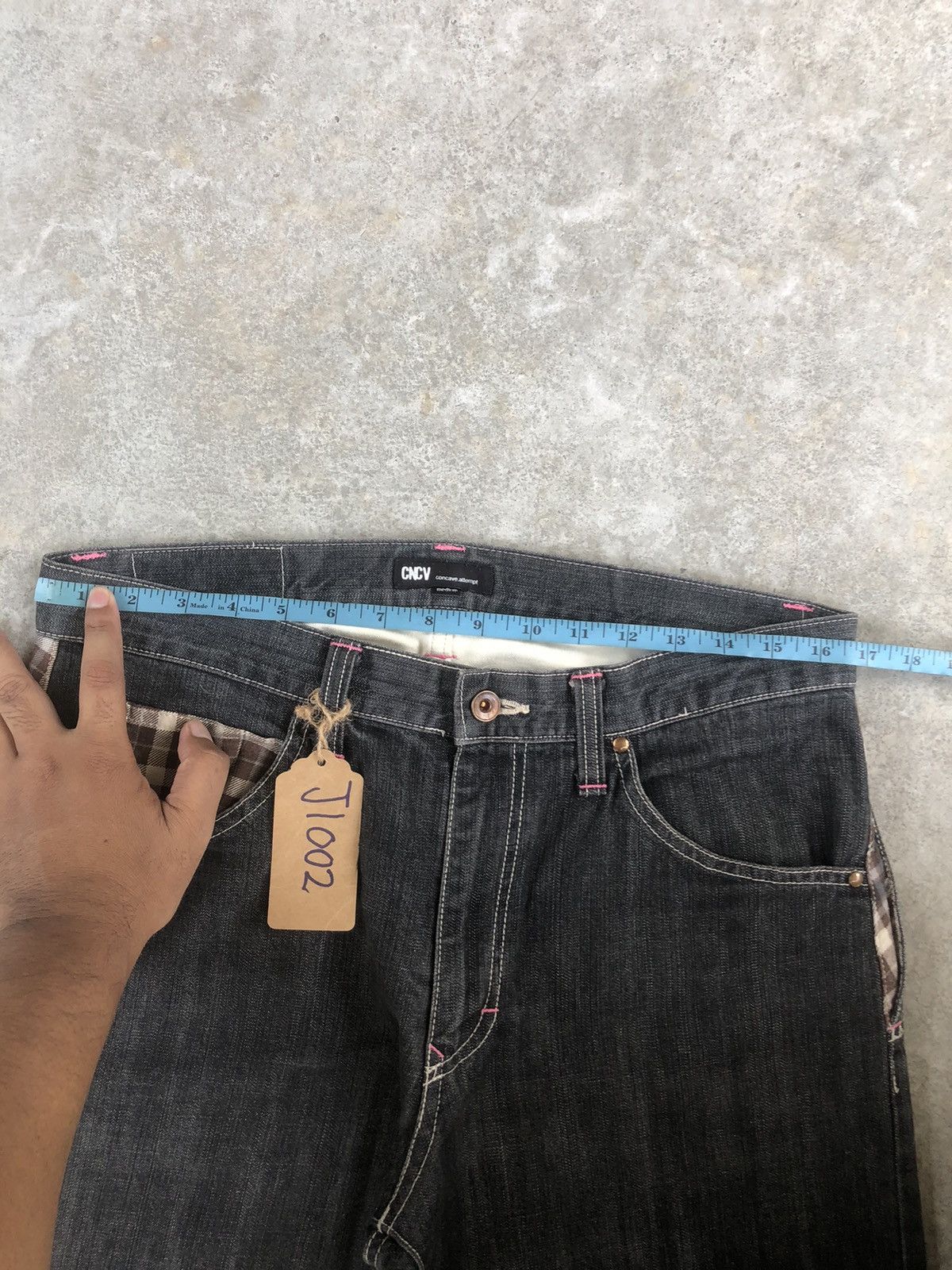 Japanese Brand Japanese Concave Attempt Distressed Jeans Size US 33 - 25 Thumbnail