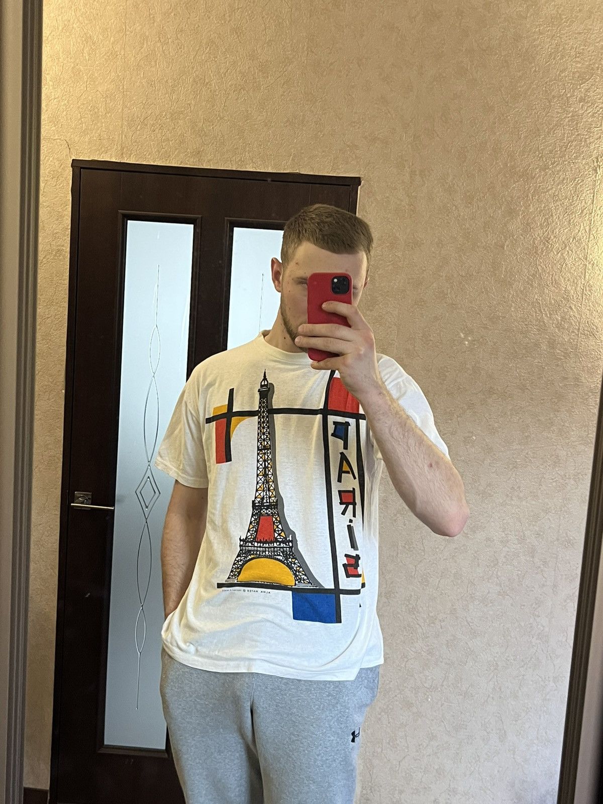 Other Rare Vintage Paris France Alma Mater Tshirt Eiffel Tower 80s Size US L / EU 52-54 / 3 - 2 Thumbnail