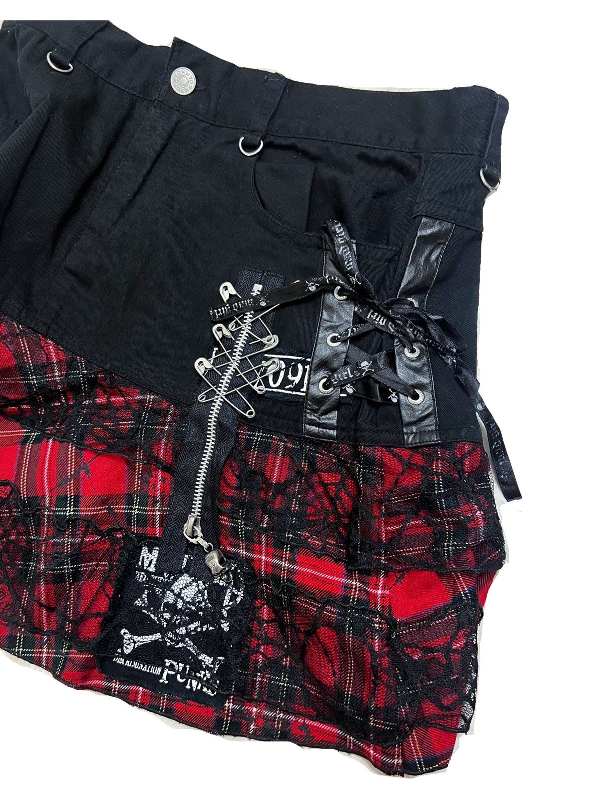 Japanese Brand Madpunks mini skirt 🧛🏻‍♀️🖤 Size 28" / US 6 / IT 42 - 10 Thumbnail
