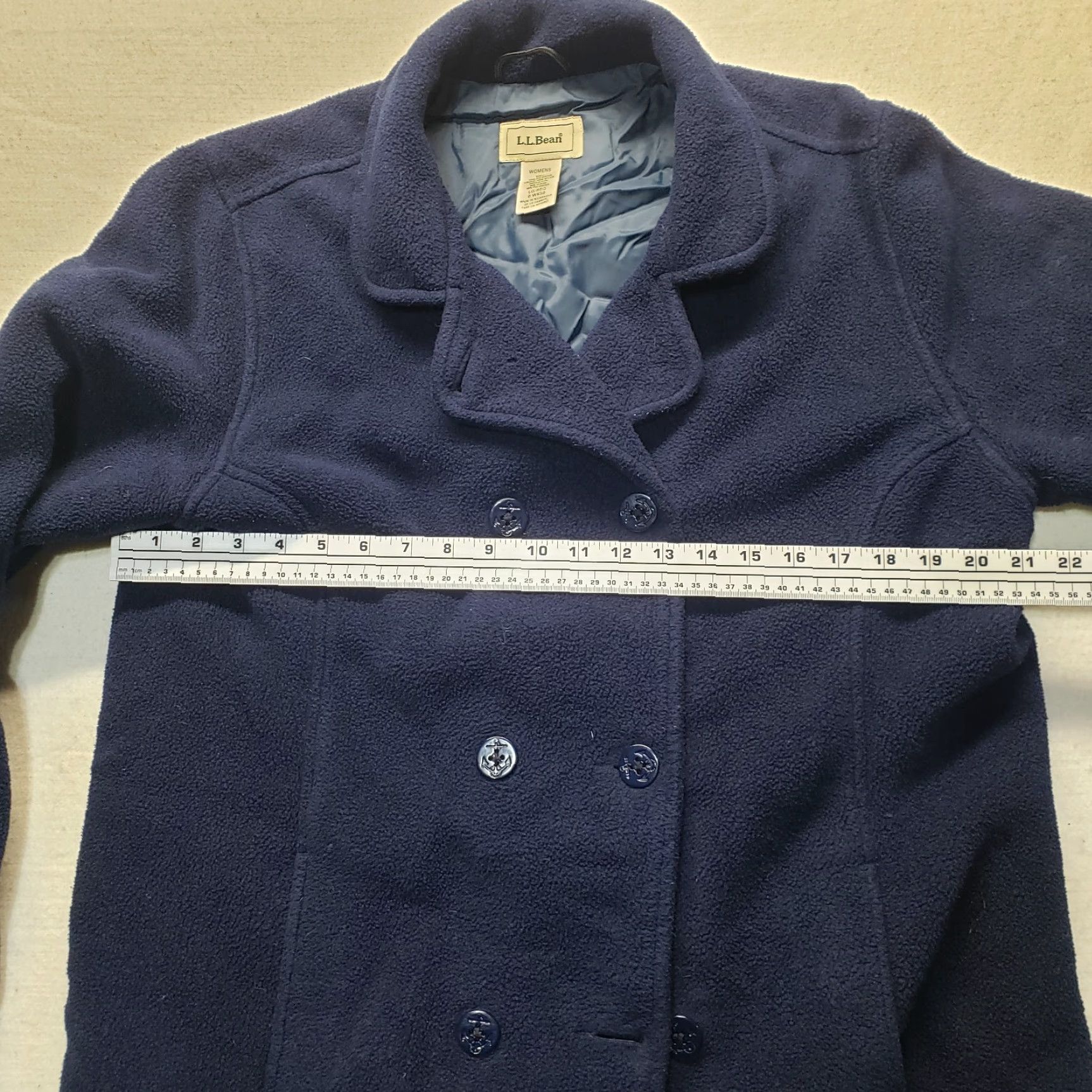 Vintage LL Bean Jacket Polartec Fleece Lined Full Button Women's L Large Business Coat Size L / US 10 / IT 46 - 7 Thumbnail